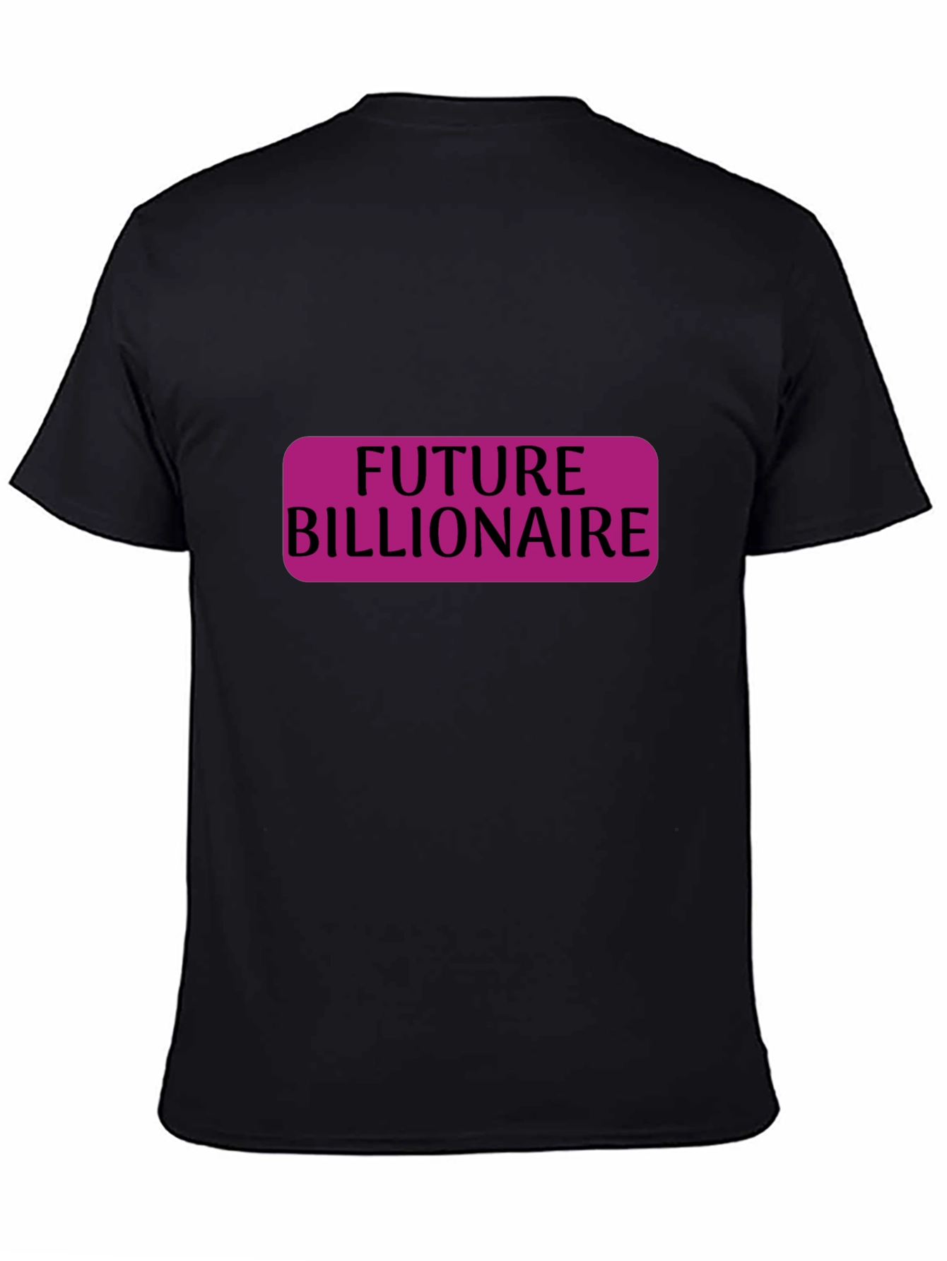 Black Future Billionaire Graphic Tee - Mens Black T-Shirt view 4