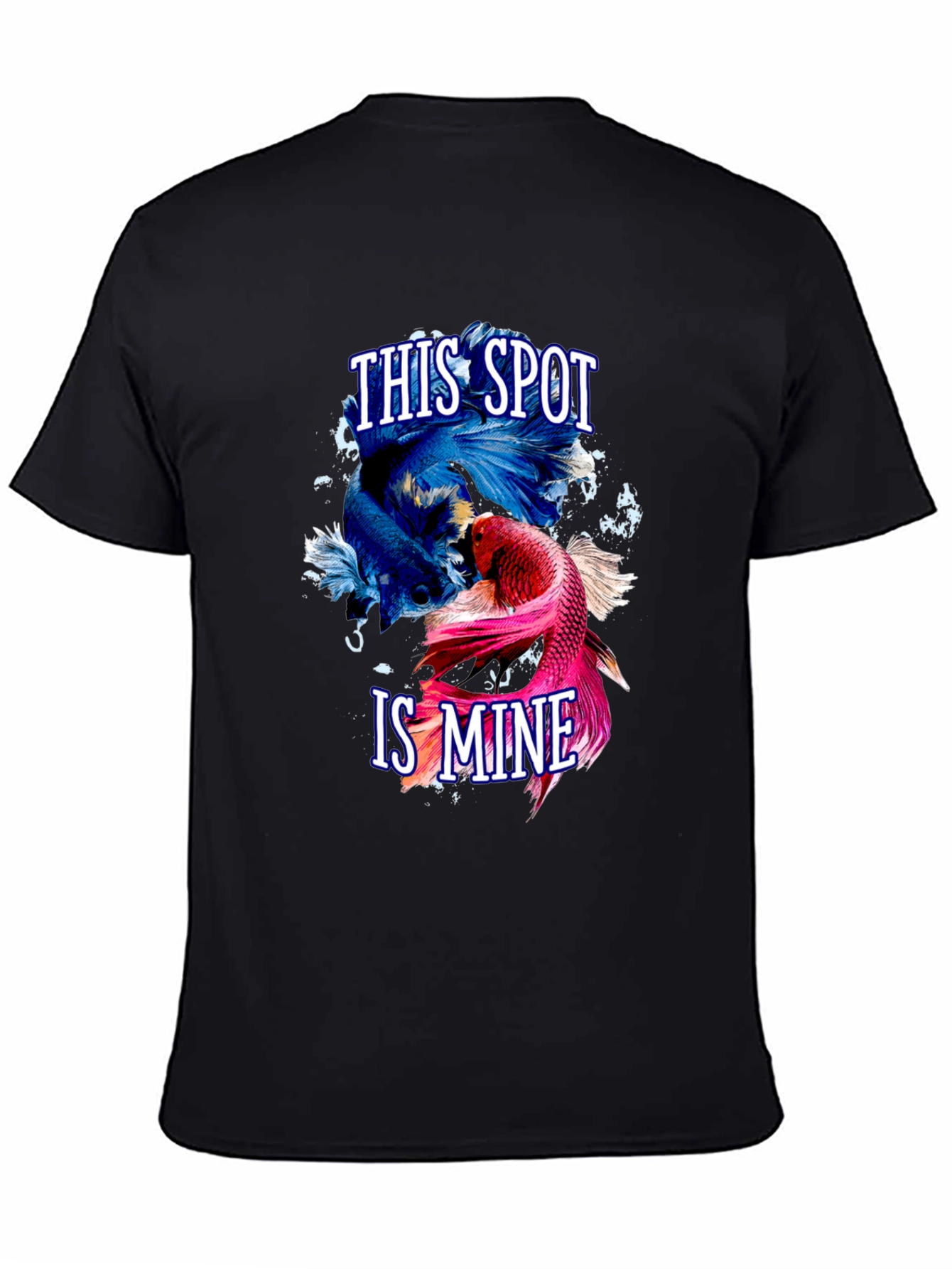 Black This Spot Is Mine Graphic Tee view 4