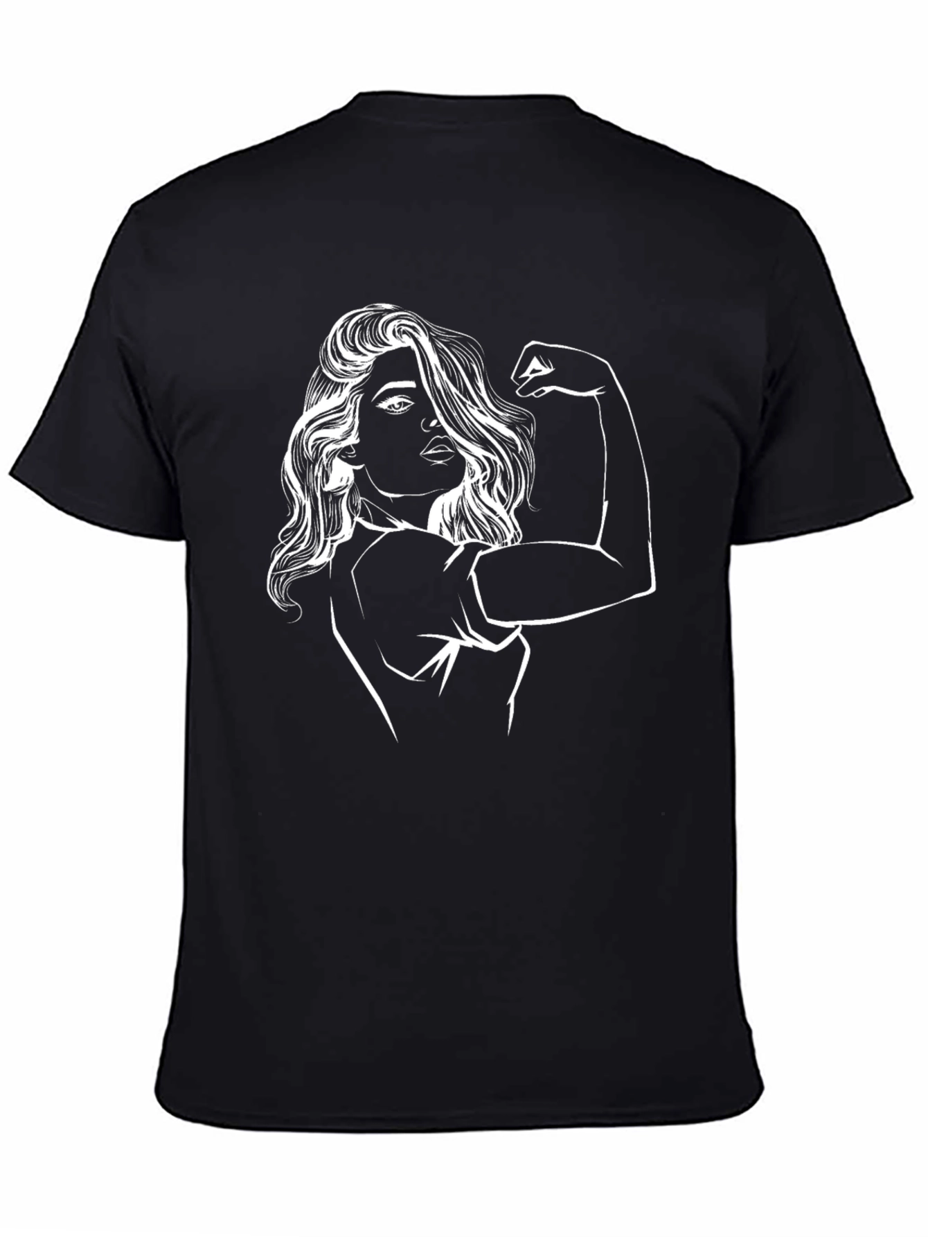 Feminist Power T-Shirt: Classic Black Tee - 4