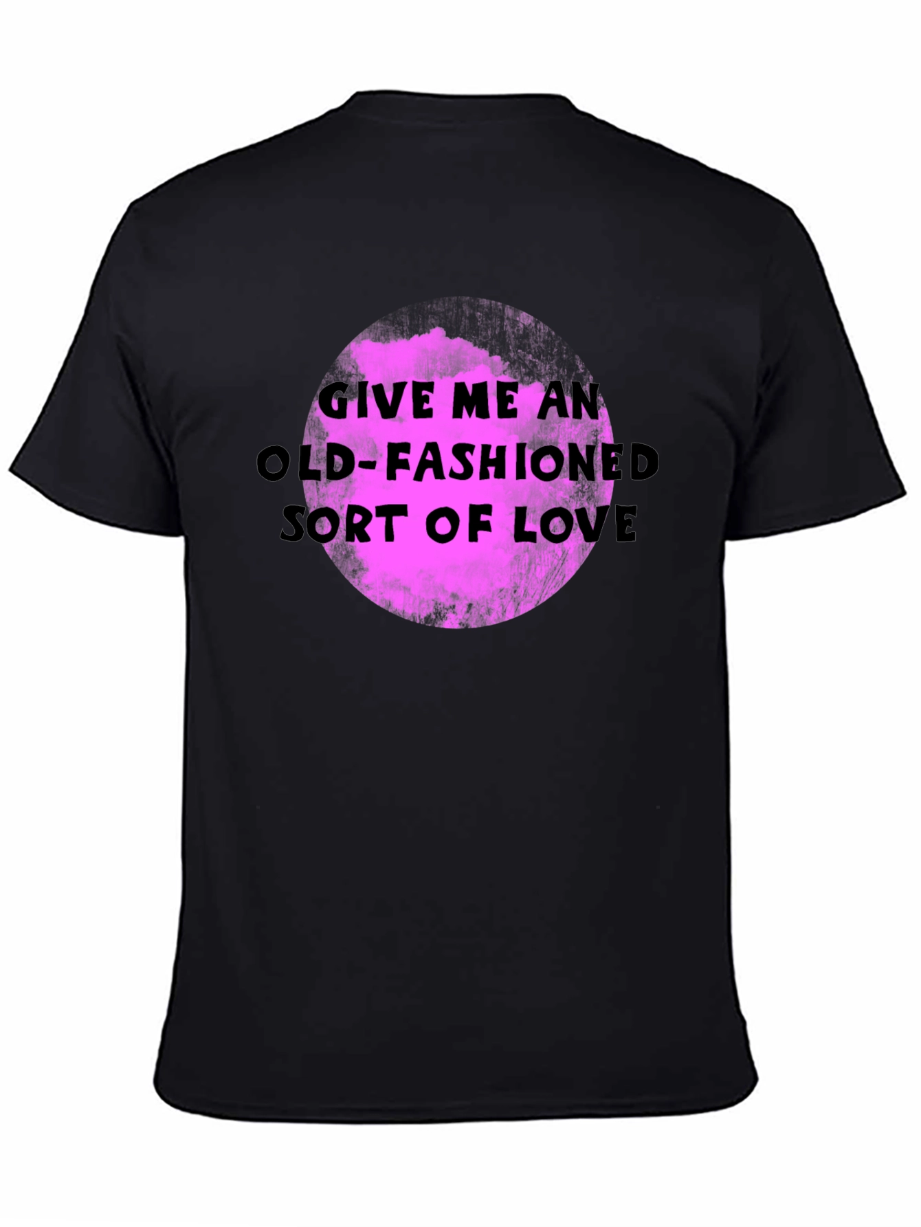 Black Old-Fashioned Love Graphic T-Shirt view 4