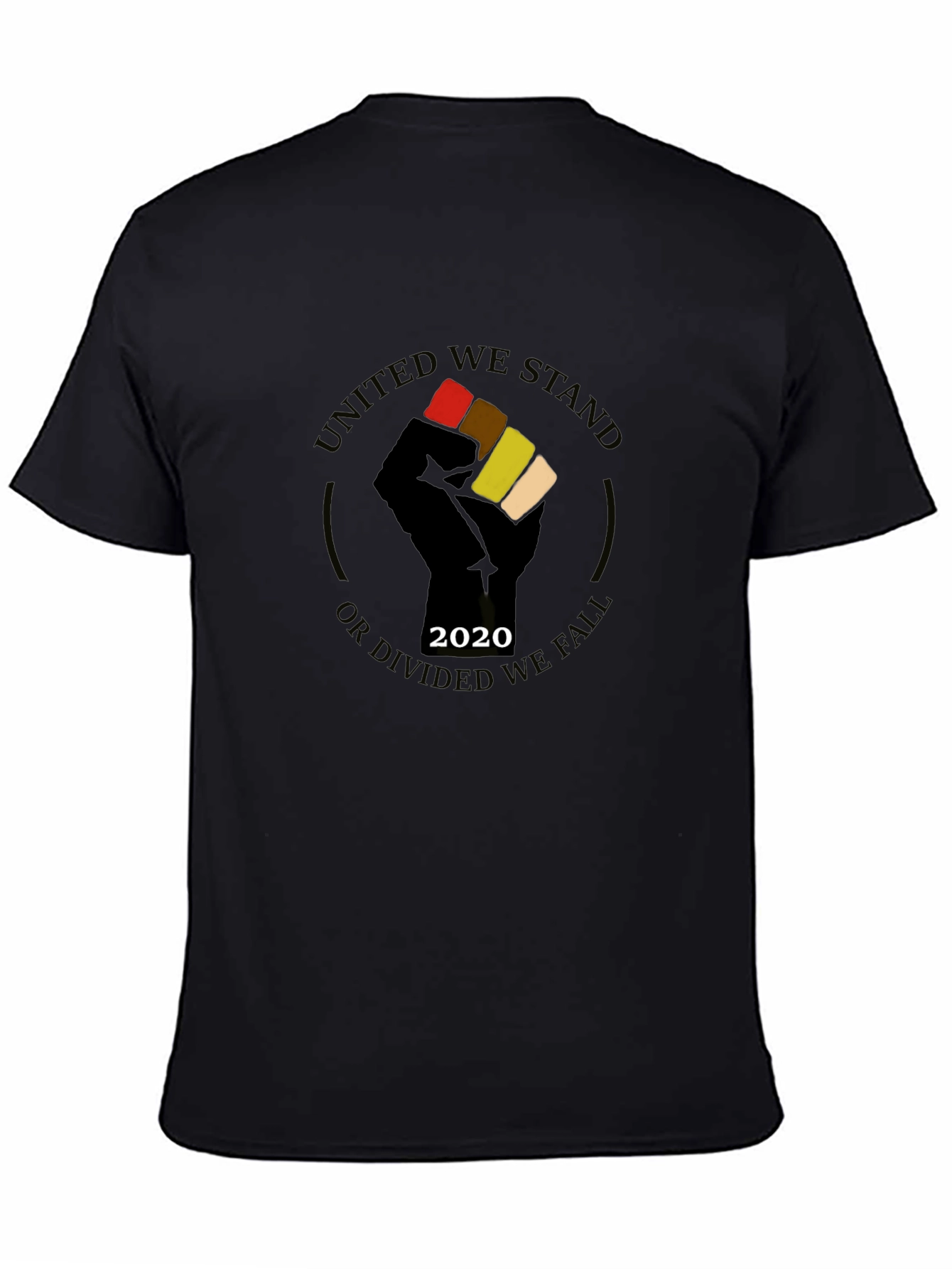 Black United We Stand T-Shirt view 4