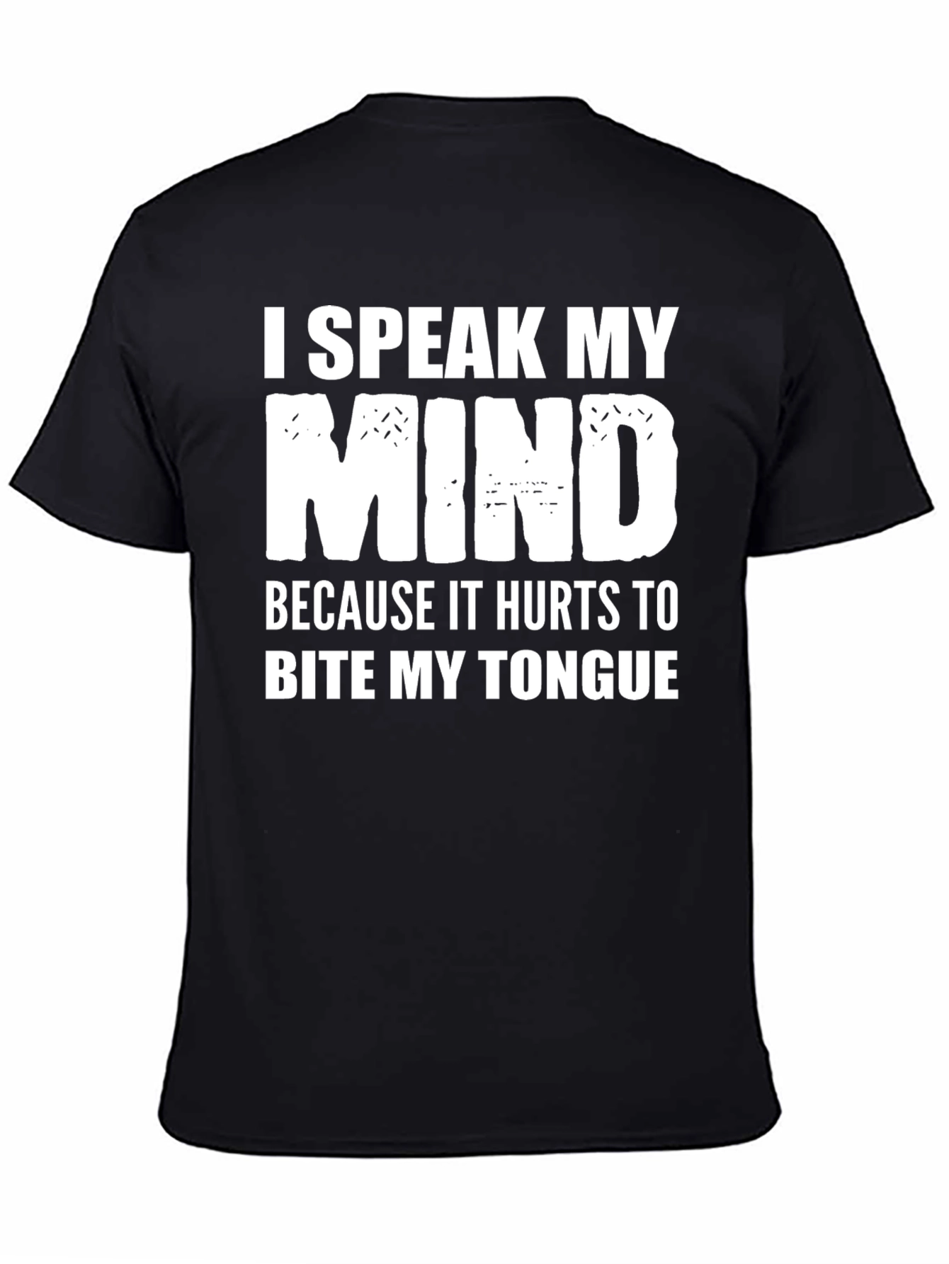 Black Speak My Mind Black Tee view 4