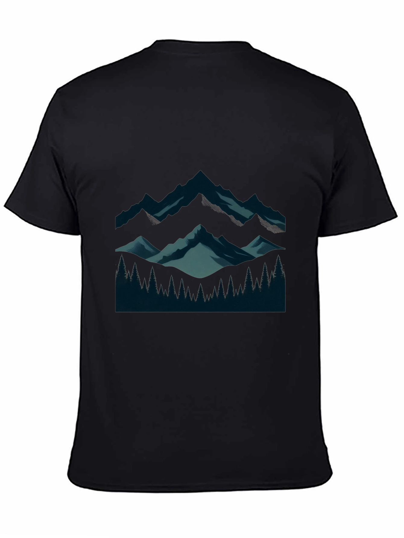 Black Mountain Vista Graphic Tee - Soft Cotton Comfort view 4