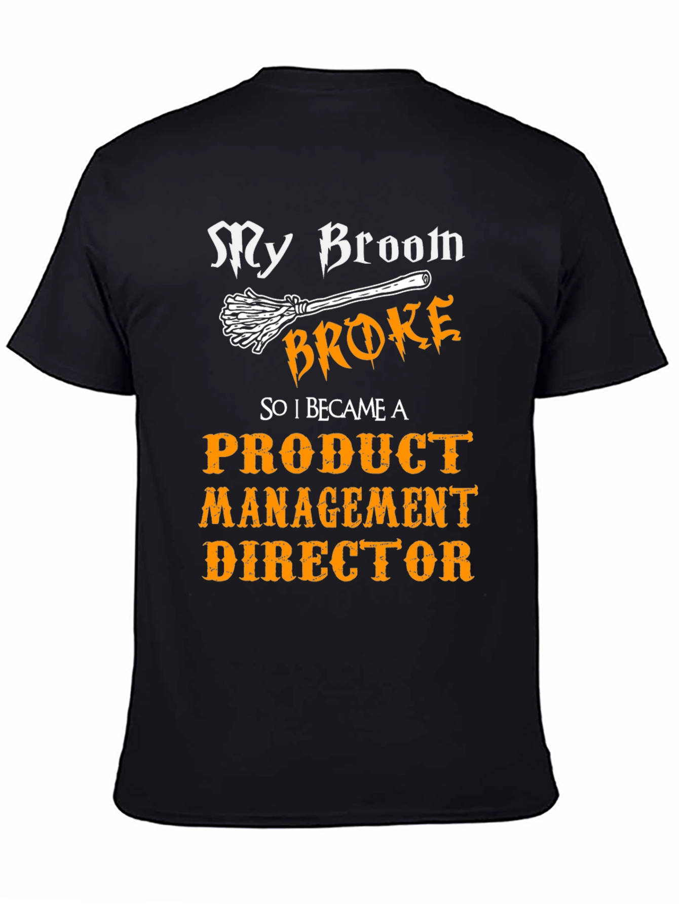 Black Funny Product Management Director T-Shirt view 4