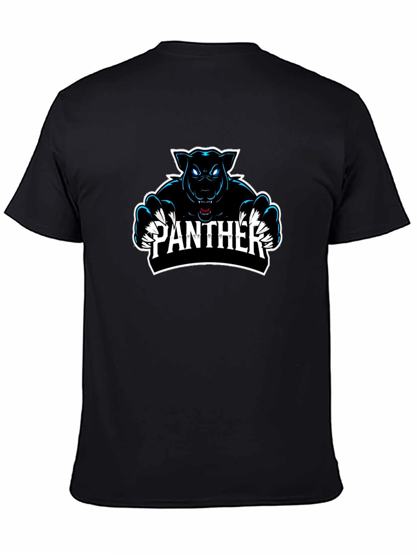 Black Panther Graphic Print Black T-Shirt view 4
