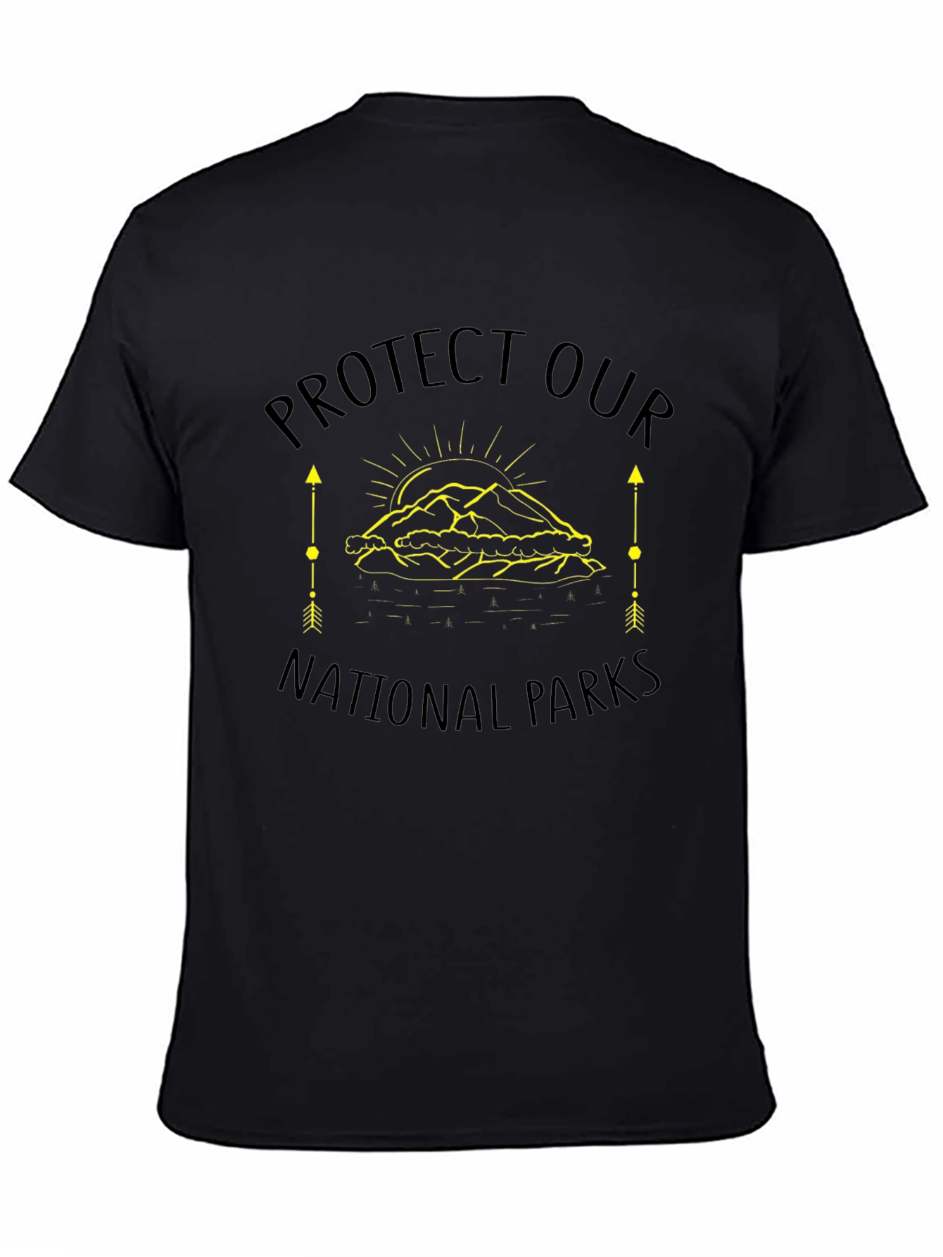 Black Protect Our National Parks T-Shirt view 4