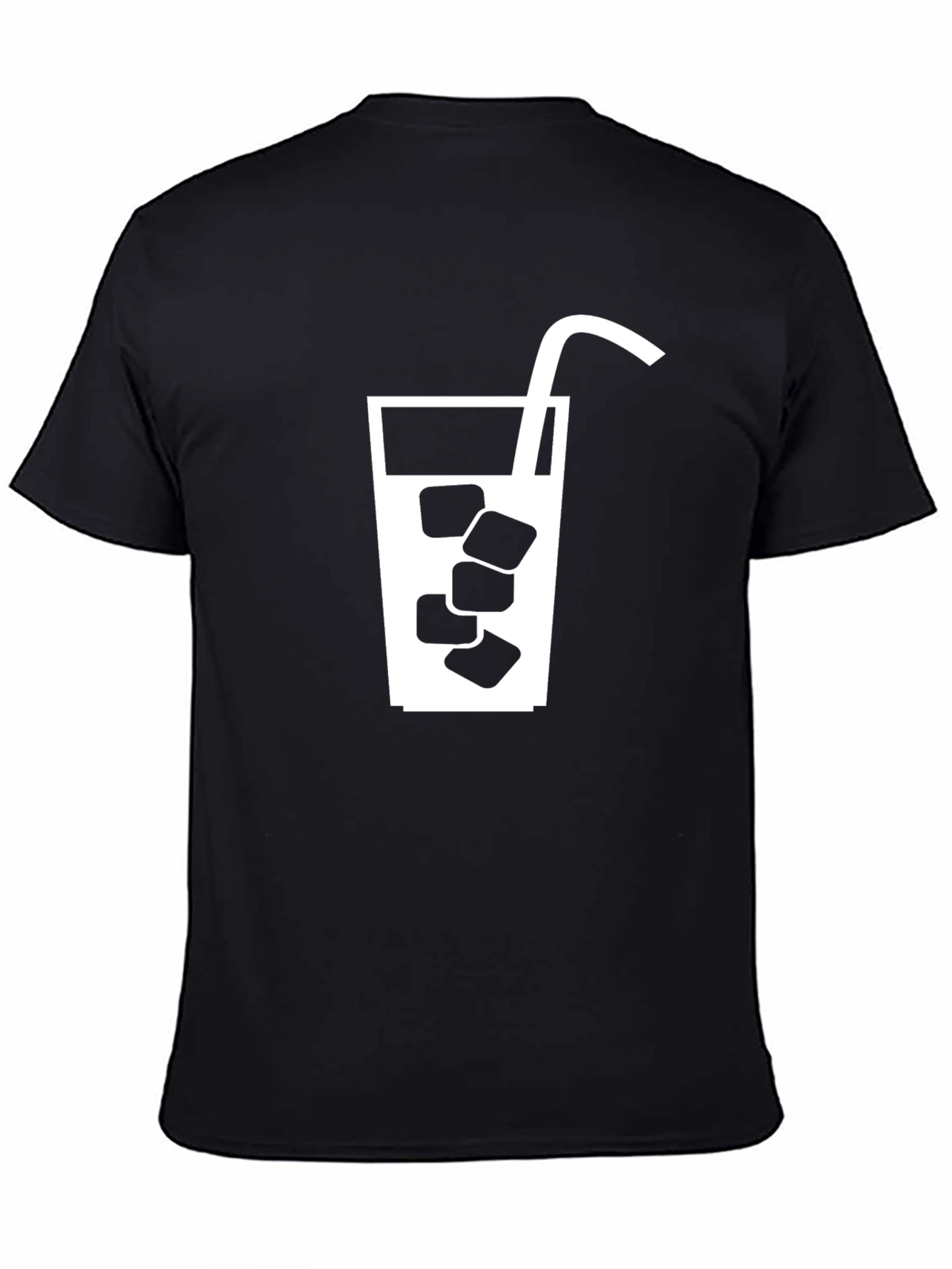 Black Cool Drink T-Shirt - Refreshing Style view 4