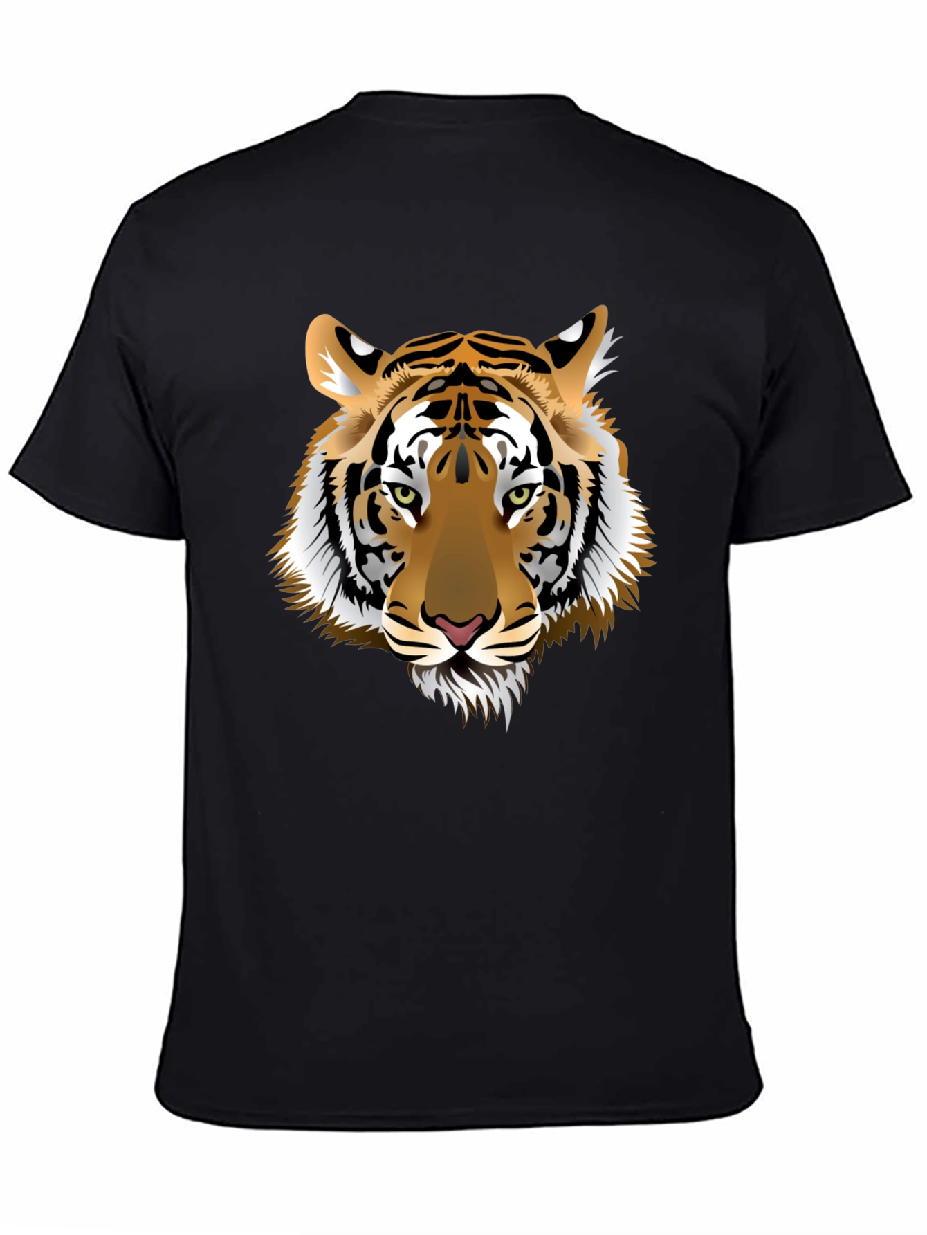 Black Tiger Graphic Black T-Shirt - Bold Animal Print view 4