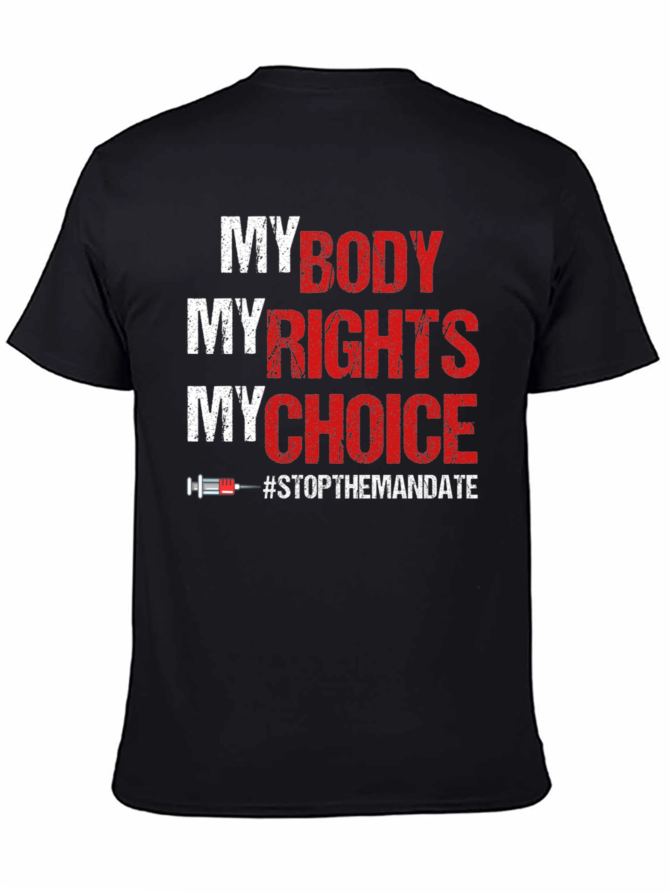Black My Body My Rights T-Shirt view 4