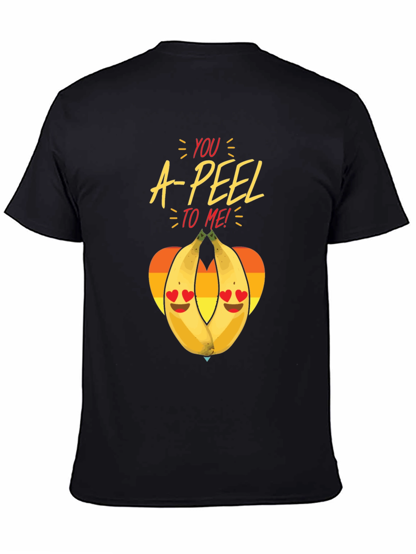 Black You A-PEEL to Me! Graphic T-Shirt view 4