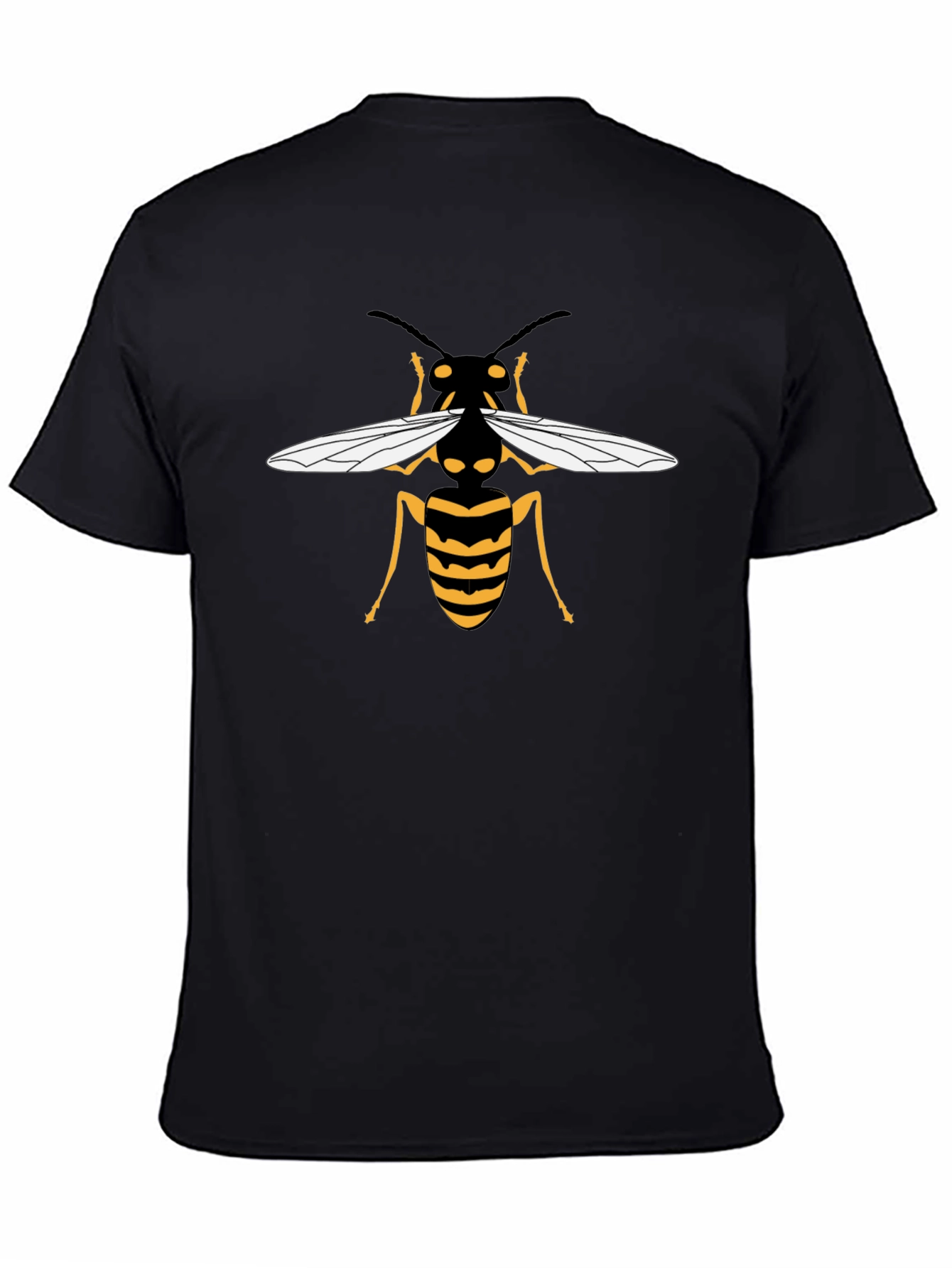 Black Wasp Graphic T-Shirt - Stylish Insect Design view 4
