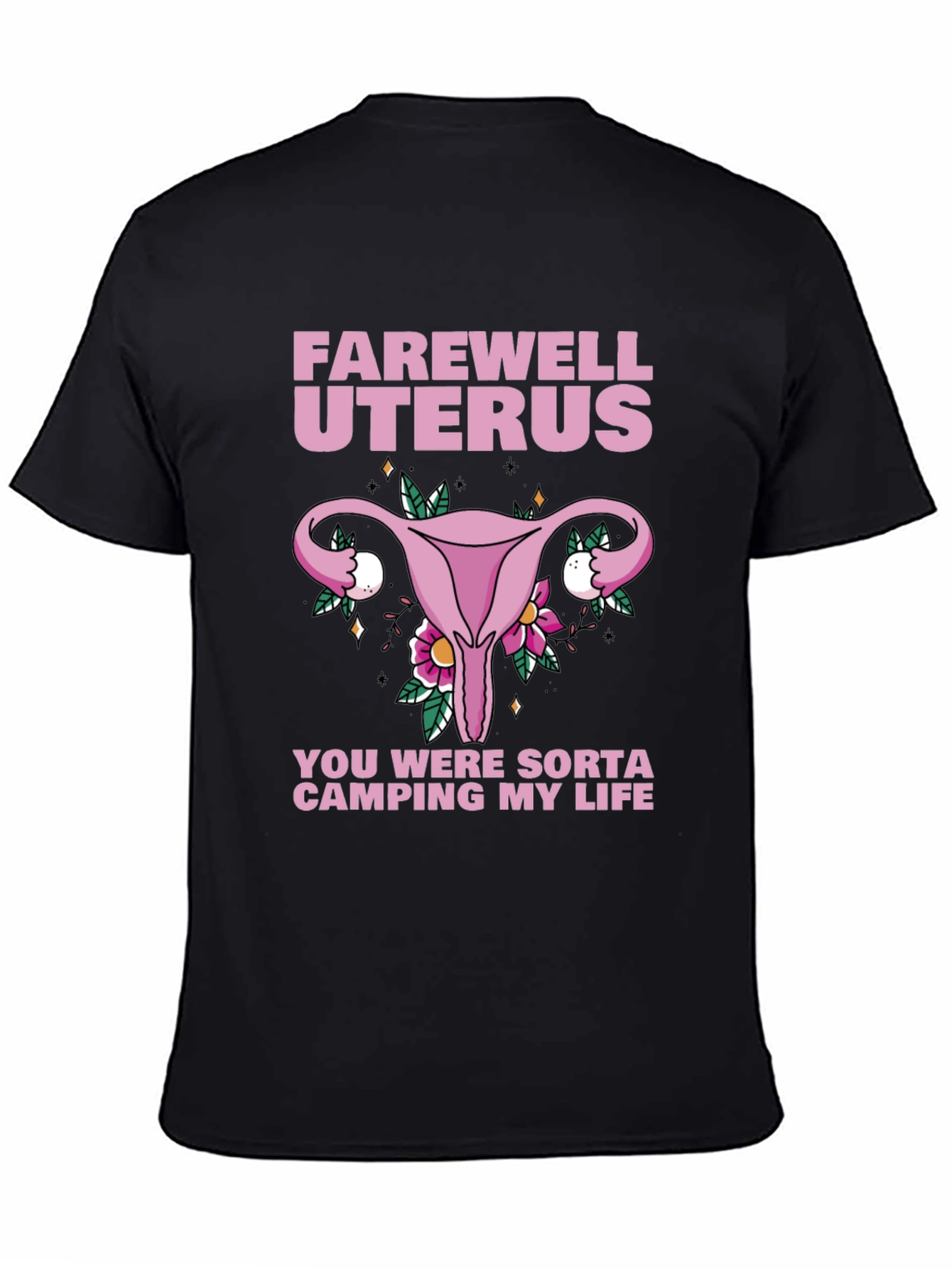 Farewell Uterus Graphic Tee - 4