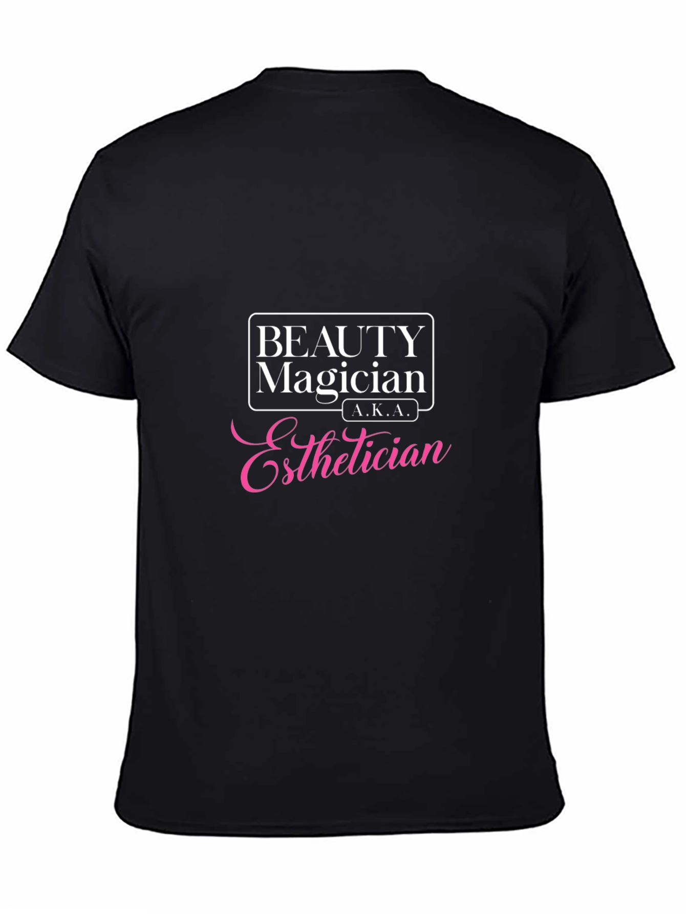Black Beauty Magician Esthetician T-Shirt view 4