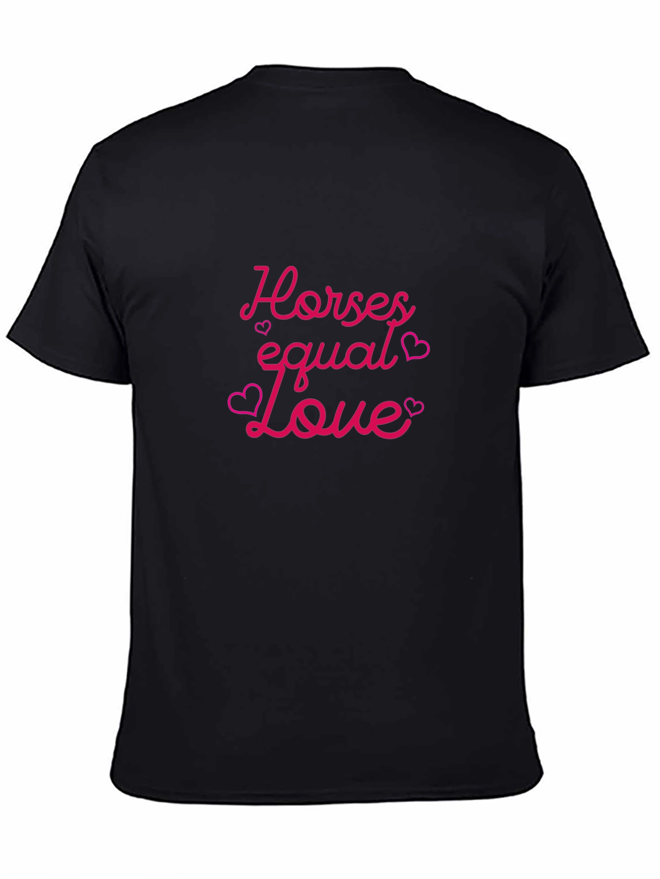 Black Horses Equal Love Graphic Tee view 4