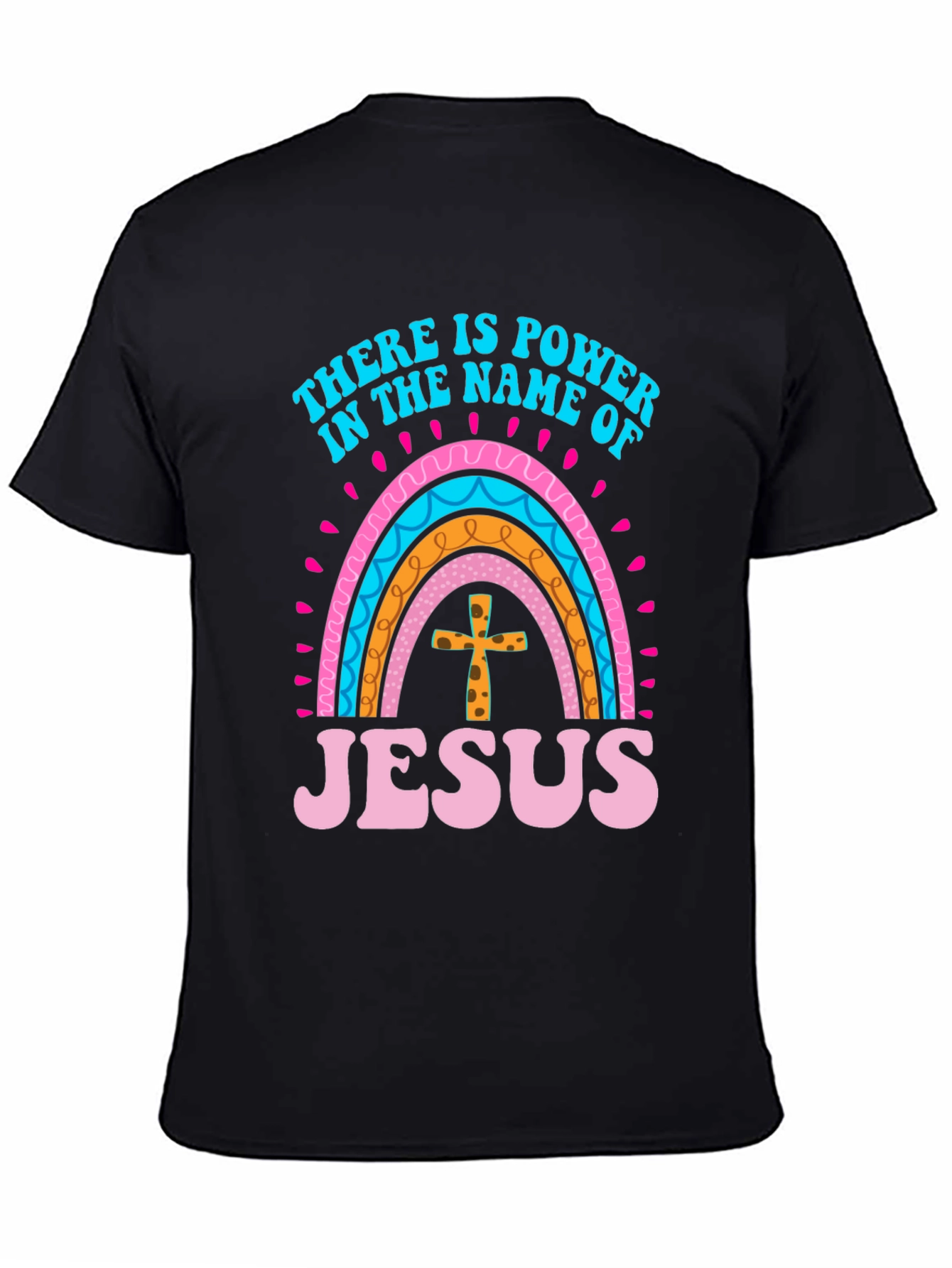 Black Power in the Name of Jesus Graphic Tee view 4