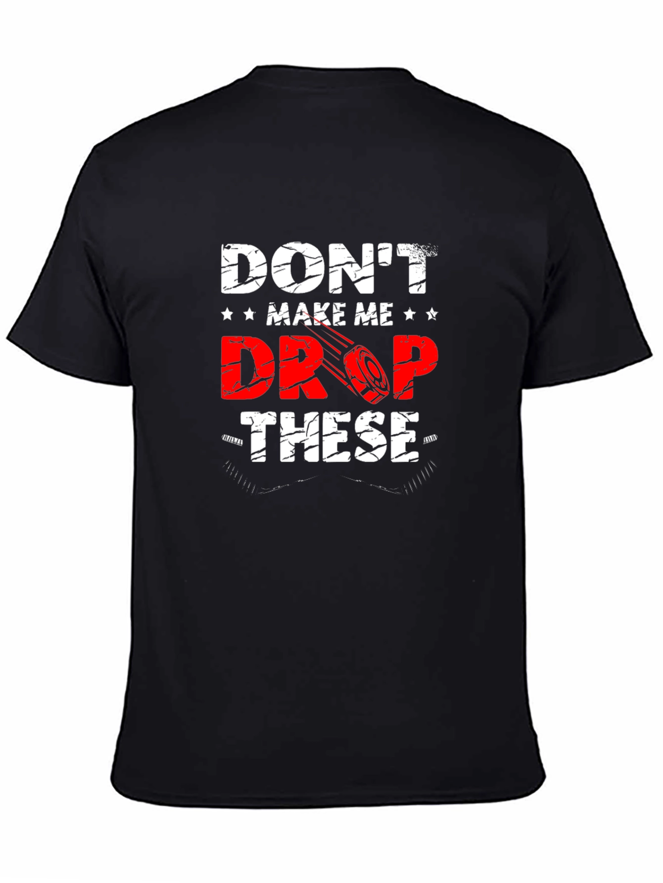 Black Don't Make Me Drop These - Shooting T-Shirt view 4