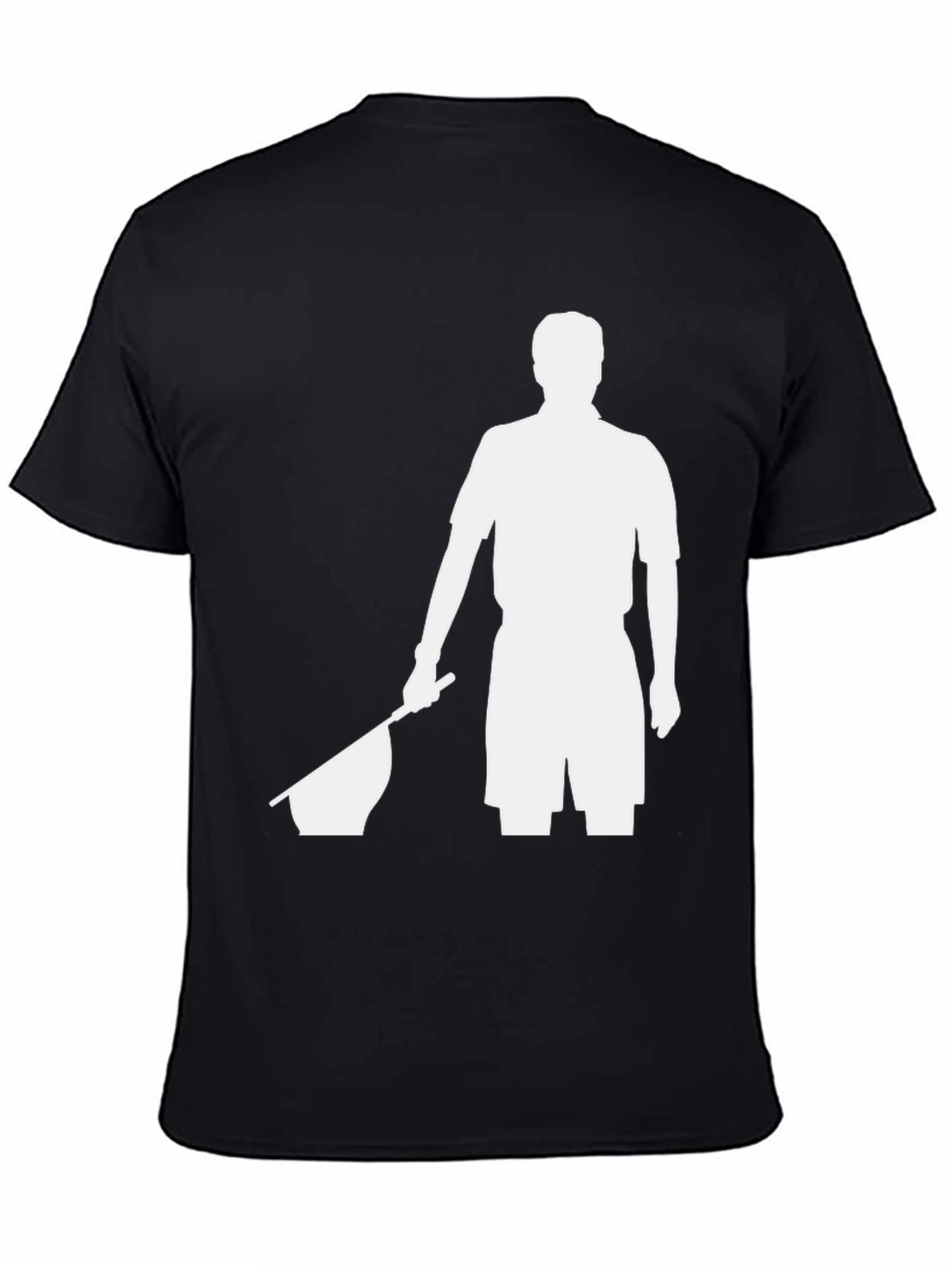 Black Referee T-Shirt - Black Graphic Tee view 4