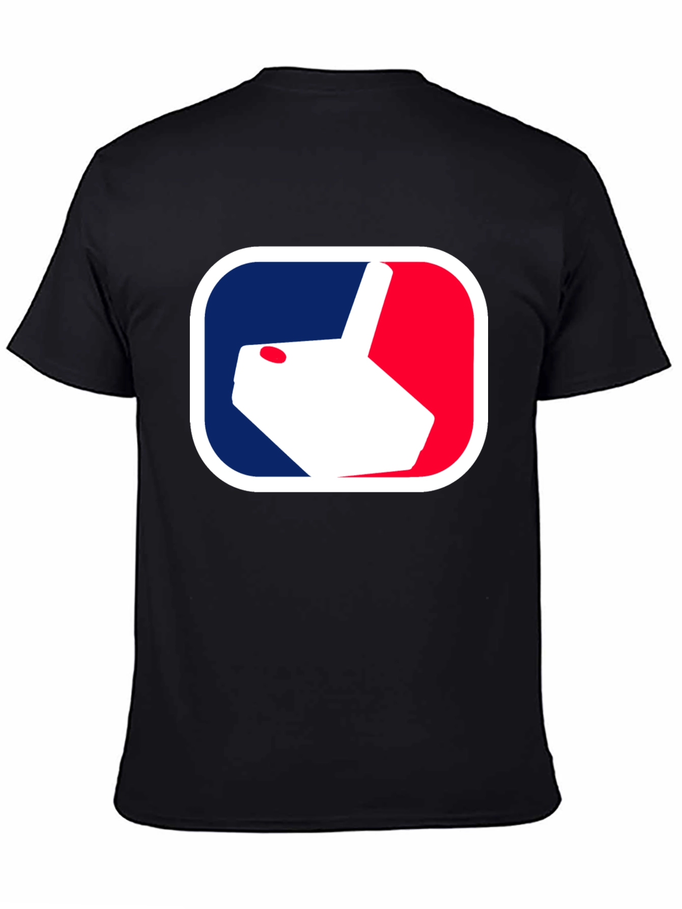 Black MLB Dog Logo Black Cotton T-Shirt view 4