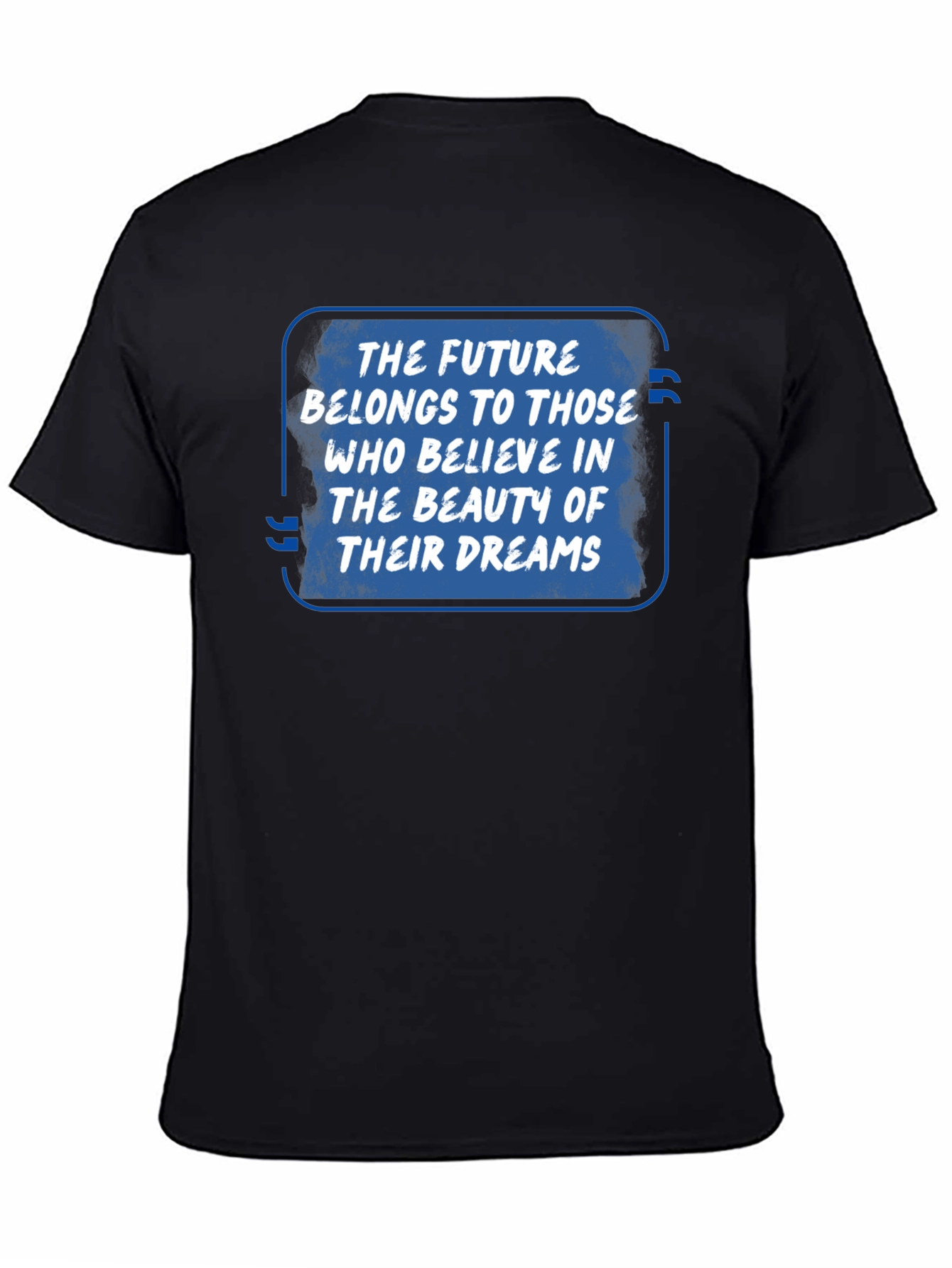 Black Inspirational Dream T-Shirt - Believe in the Beauty view 4
