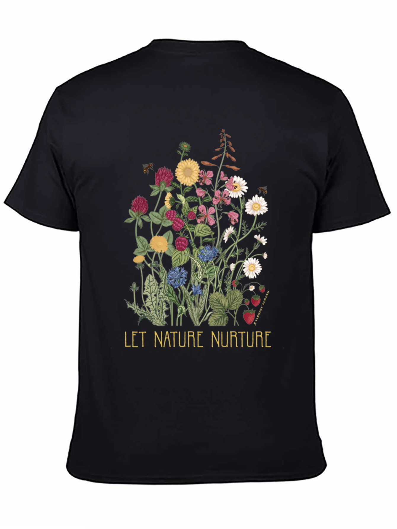 Black Nature Nurture Graphic Tee view 4