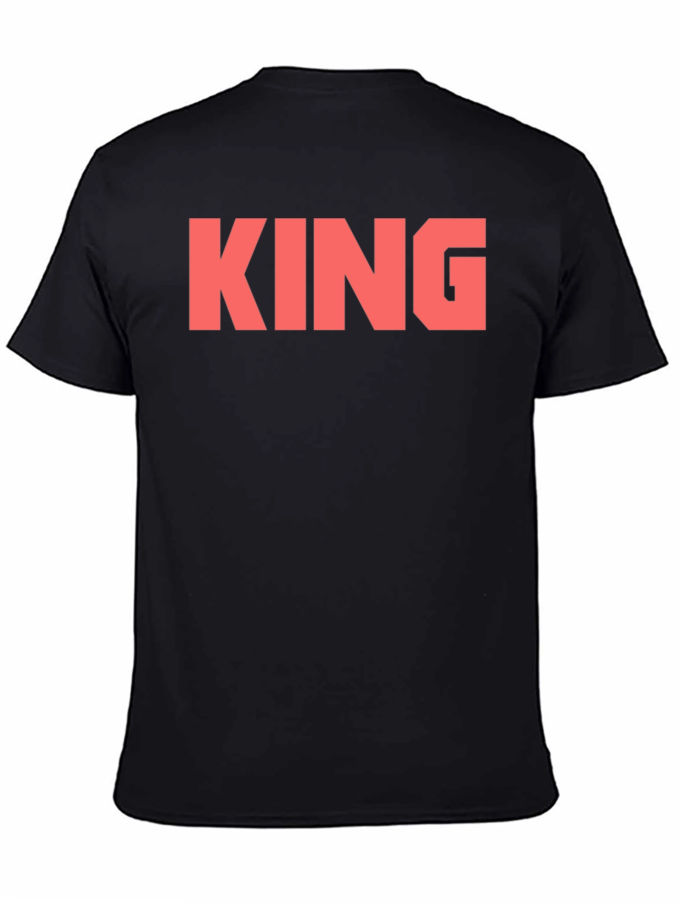 Black KING Bold Graphic Tee - Black view 4