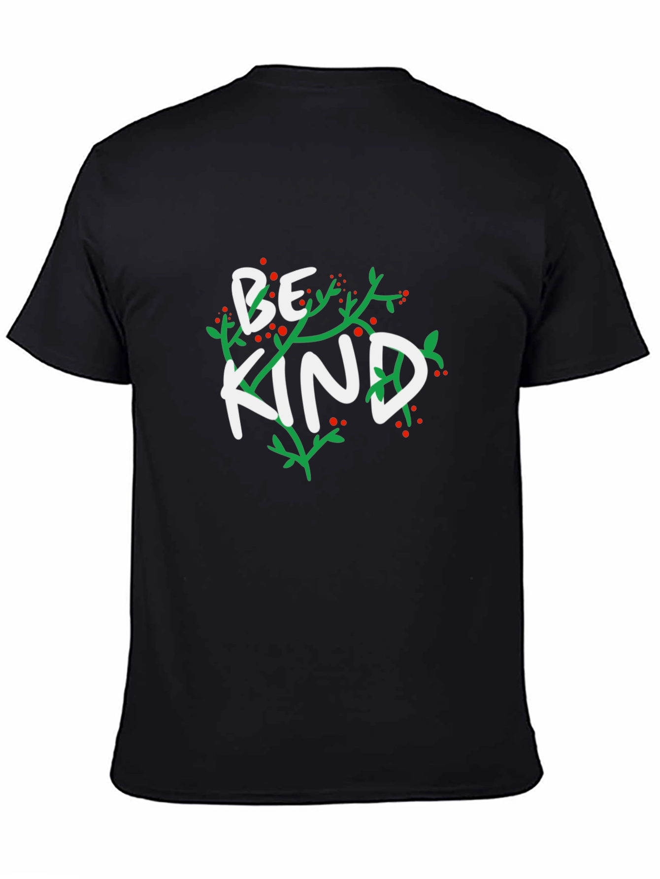 Black Be Kind Graphic Tee - Black Casual Comfort view 4