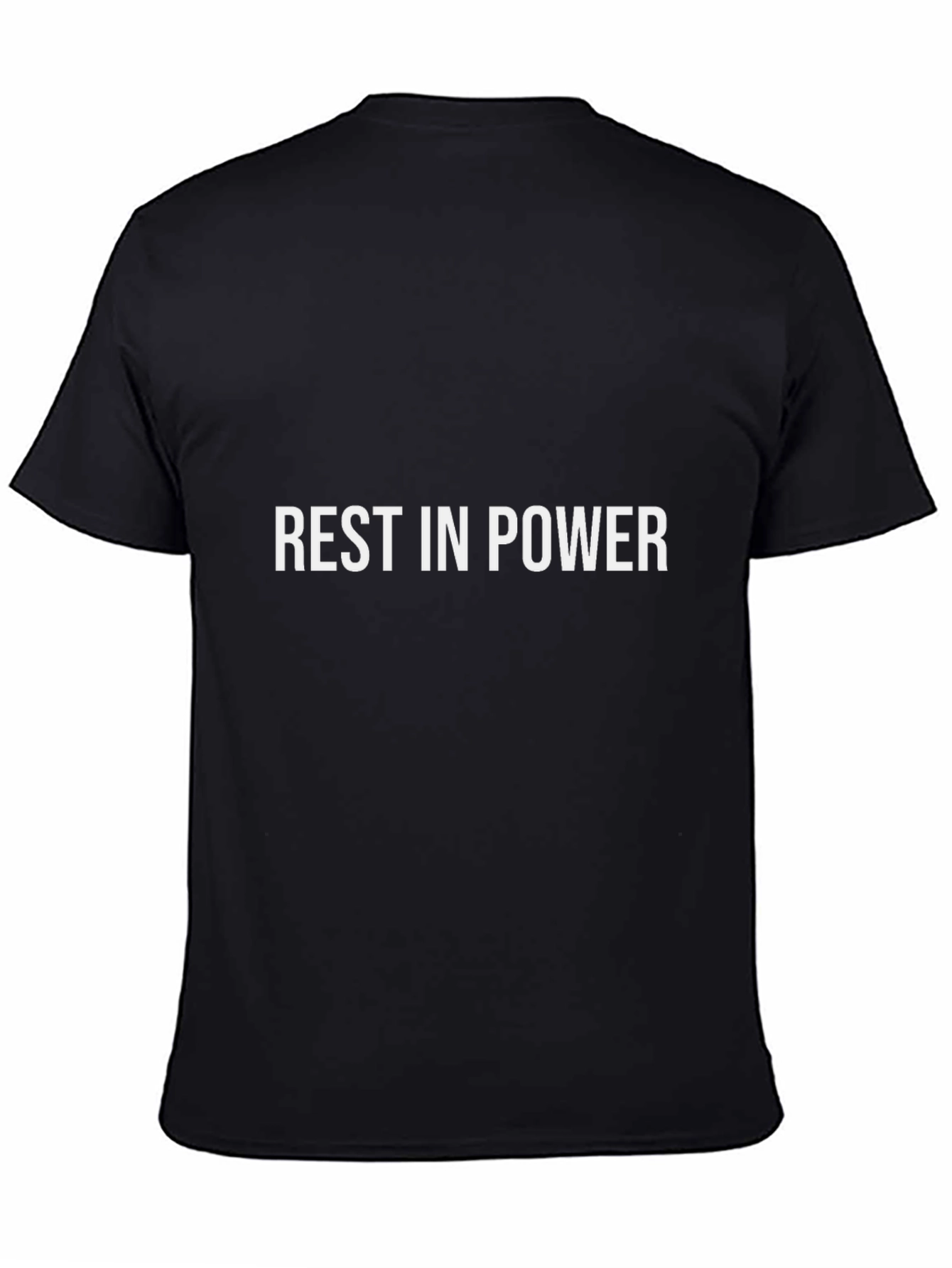 Black Rest In Power Graphic T-Shirt - Unisex view 4