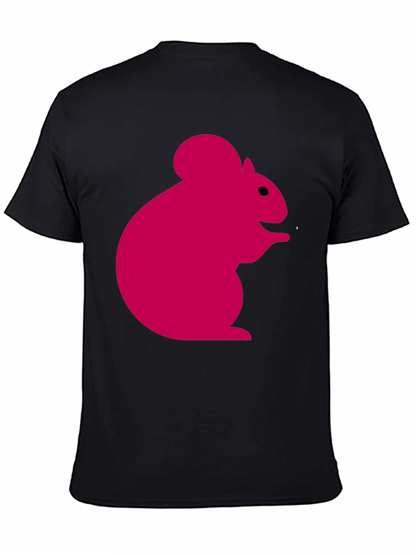 Pink Squirrel Graphic Tee - Men's Black T-Shirt - 4