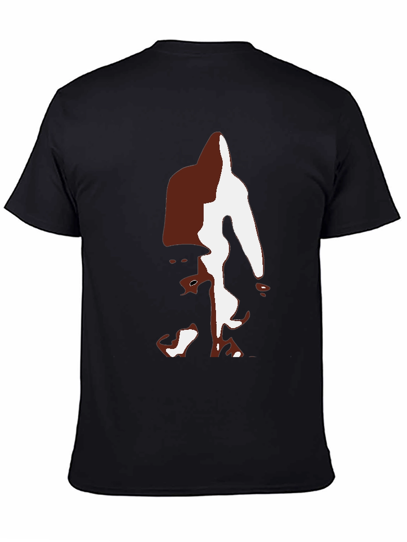 Bigfoot Silhouette Graphic Tee - Black Casual T-Shirt - 4