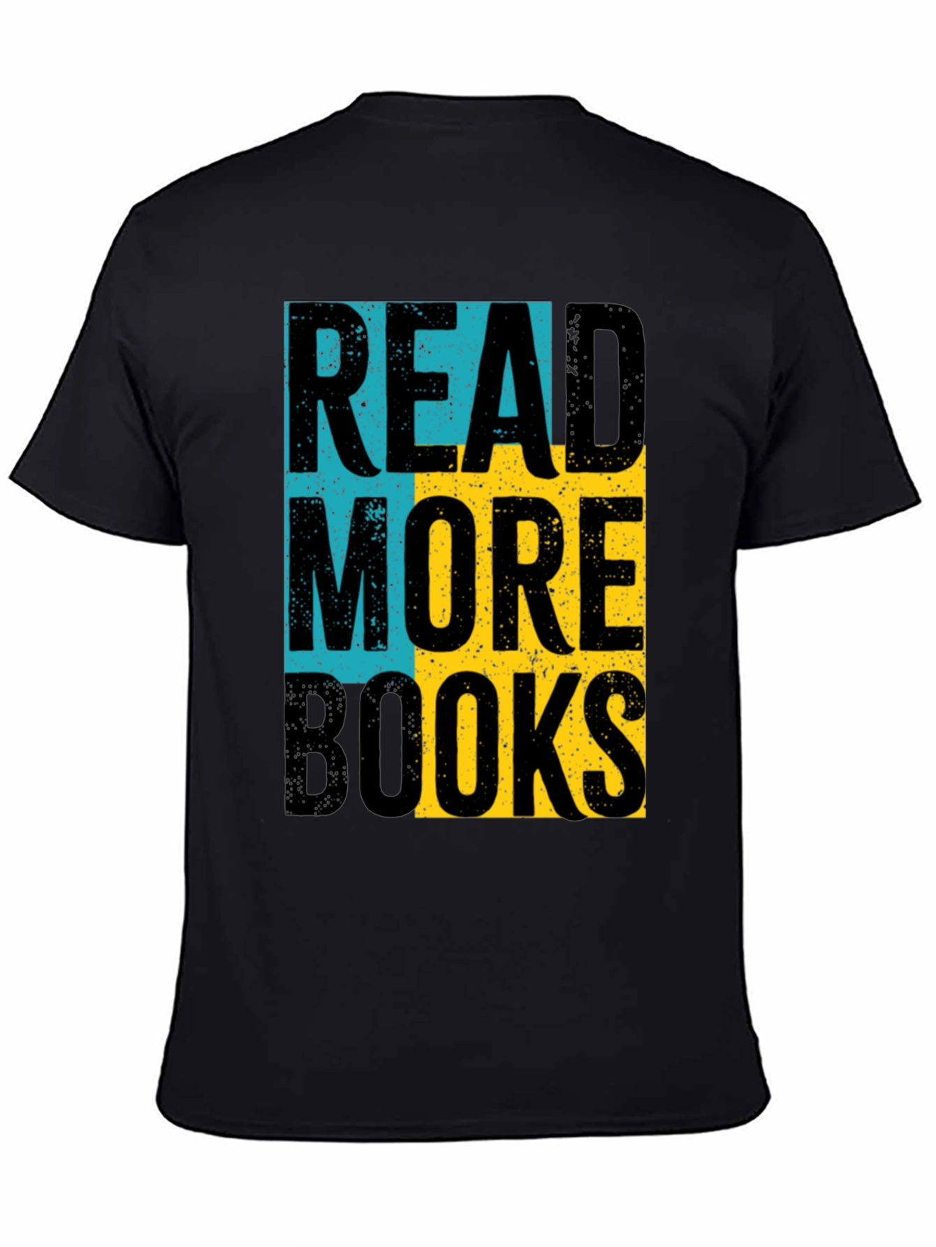 Black Read More Books Graphic Tee - Unisex view 4