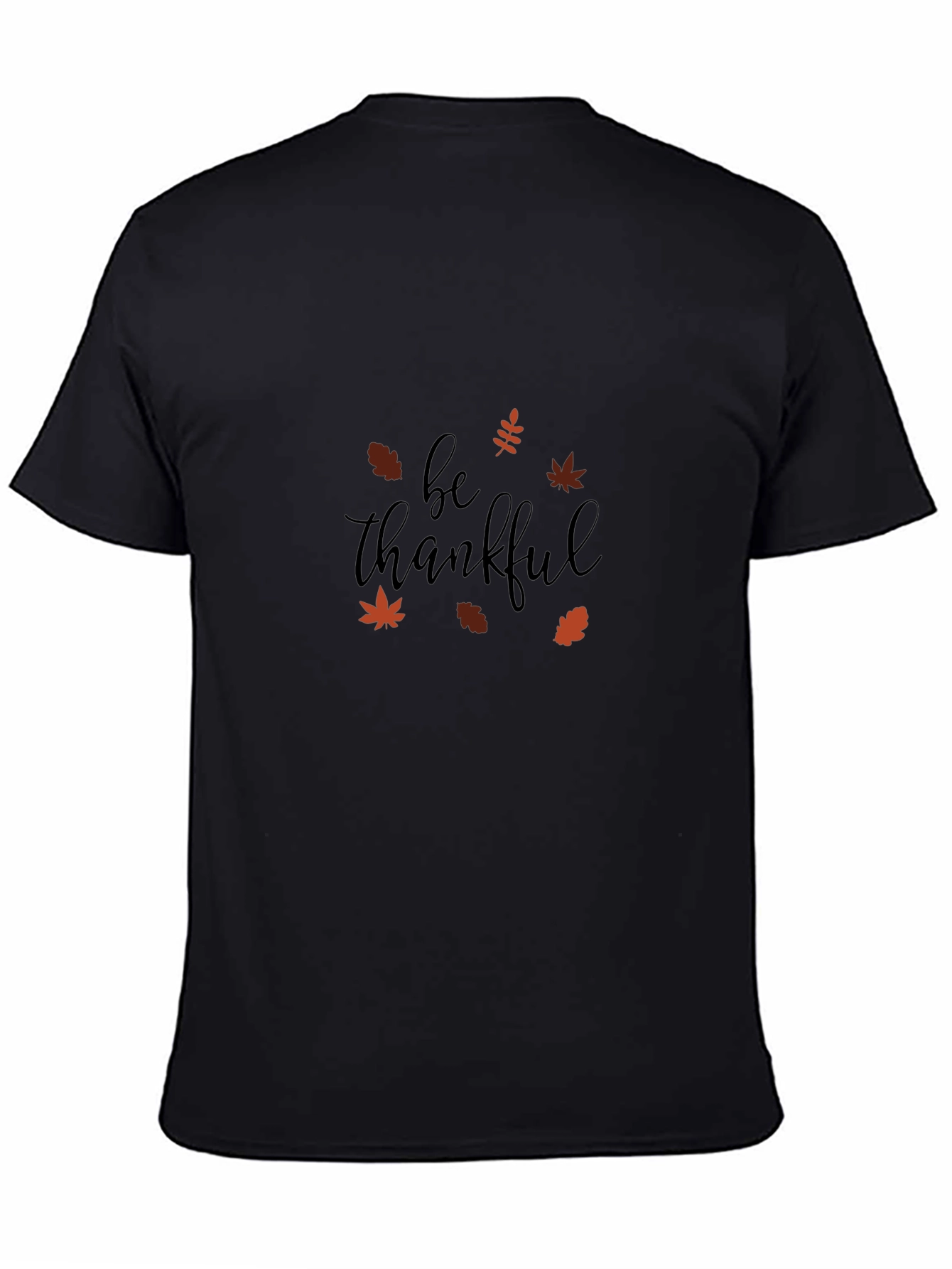 Black Be Thankful Graphic Tee view 4