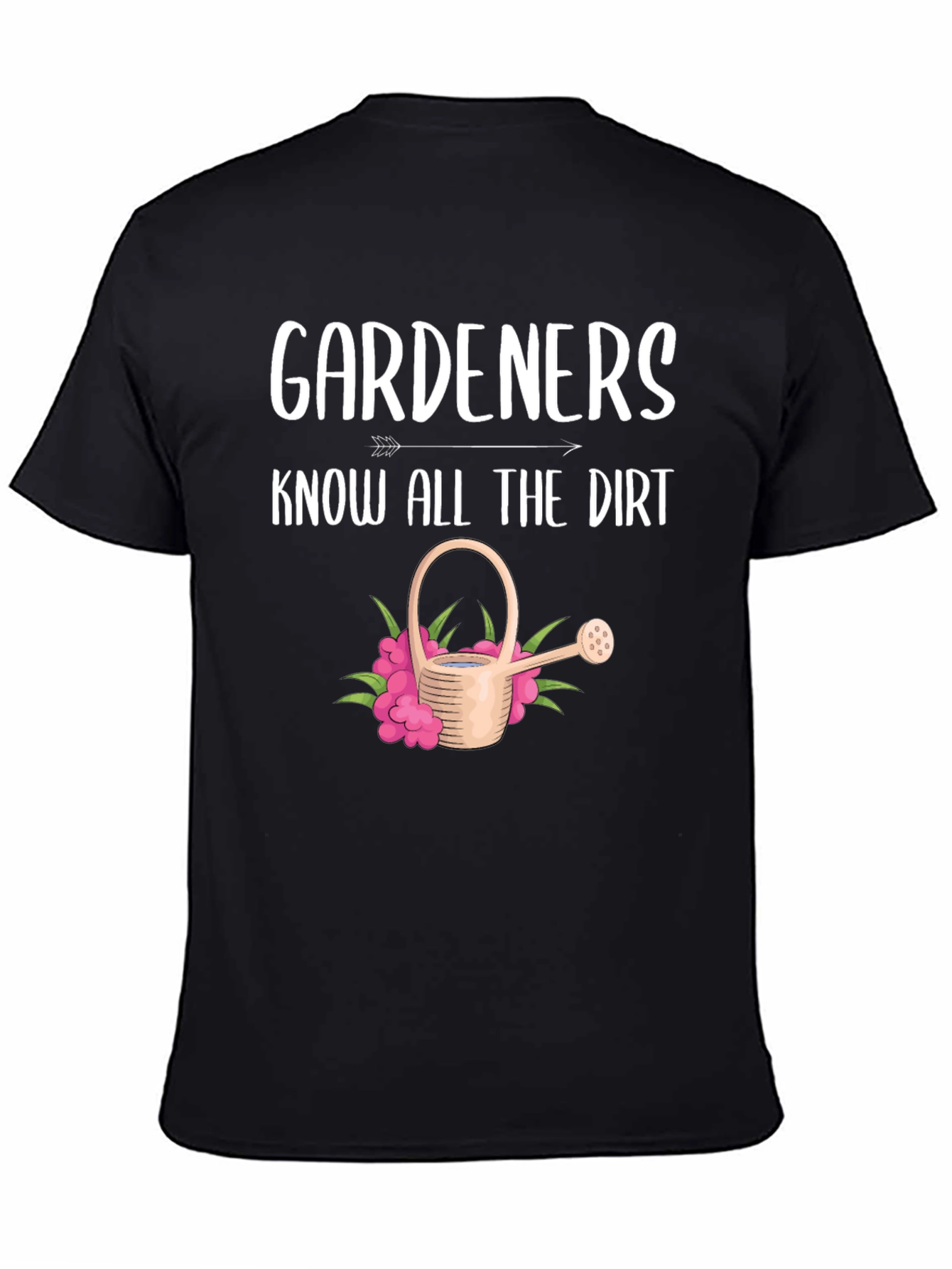 Black Gardeners Know All the Dirt T-Shirt view 4