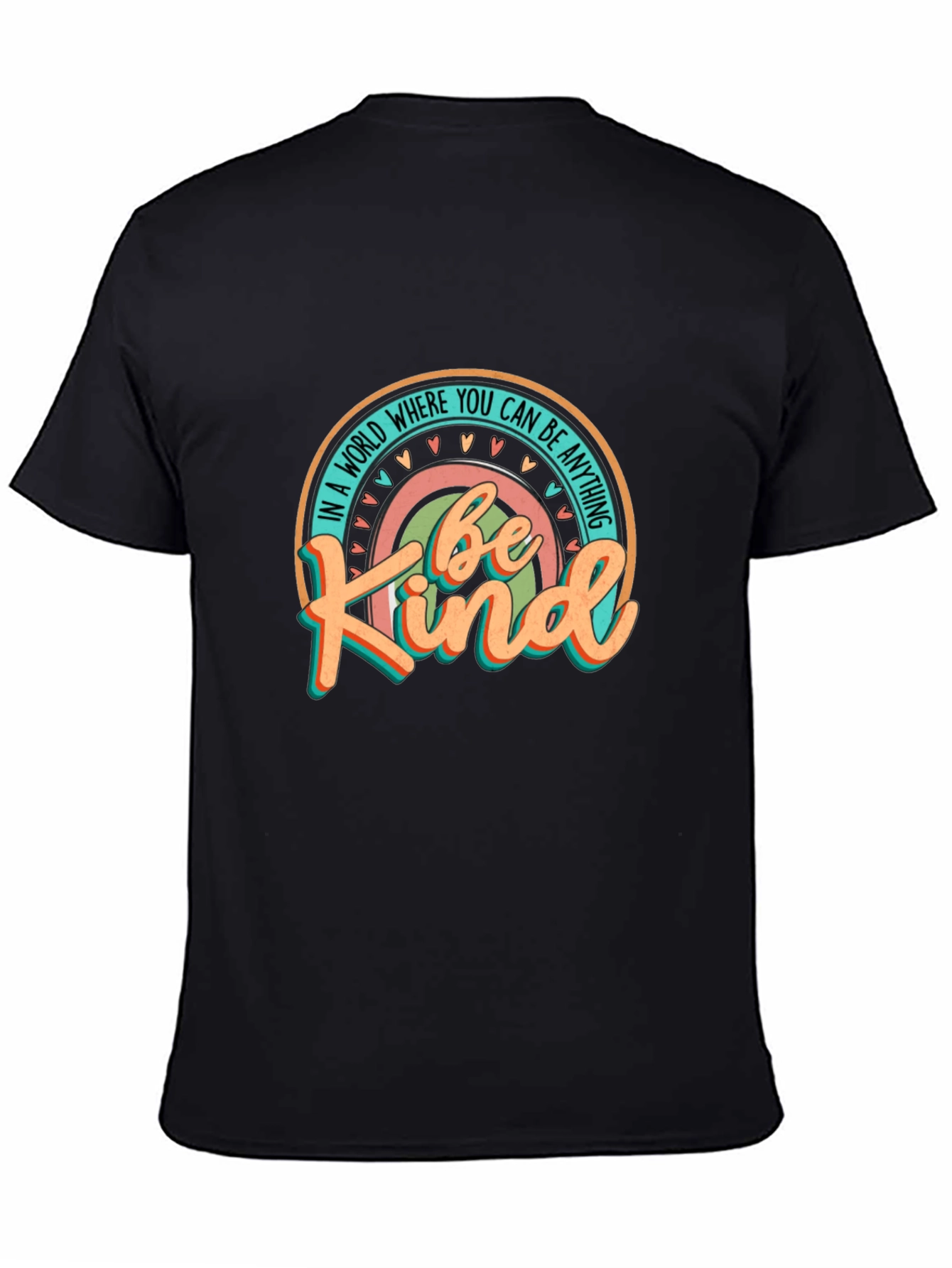 Be Kind Rainbow Graphic Tee - 4