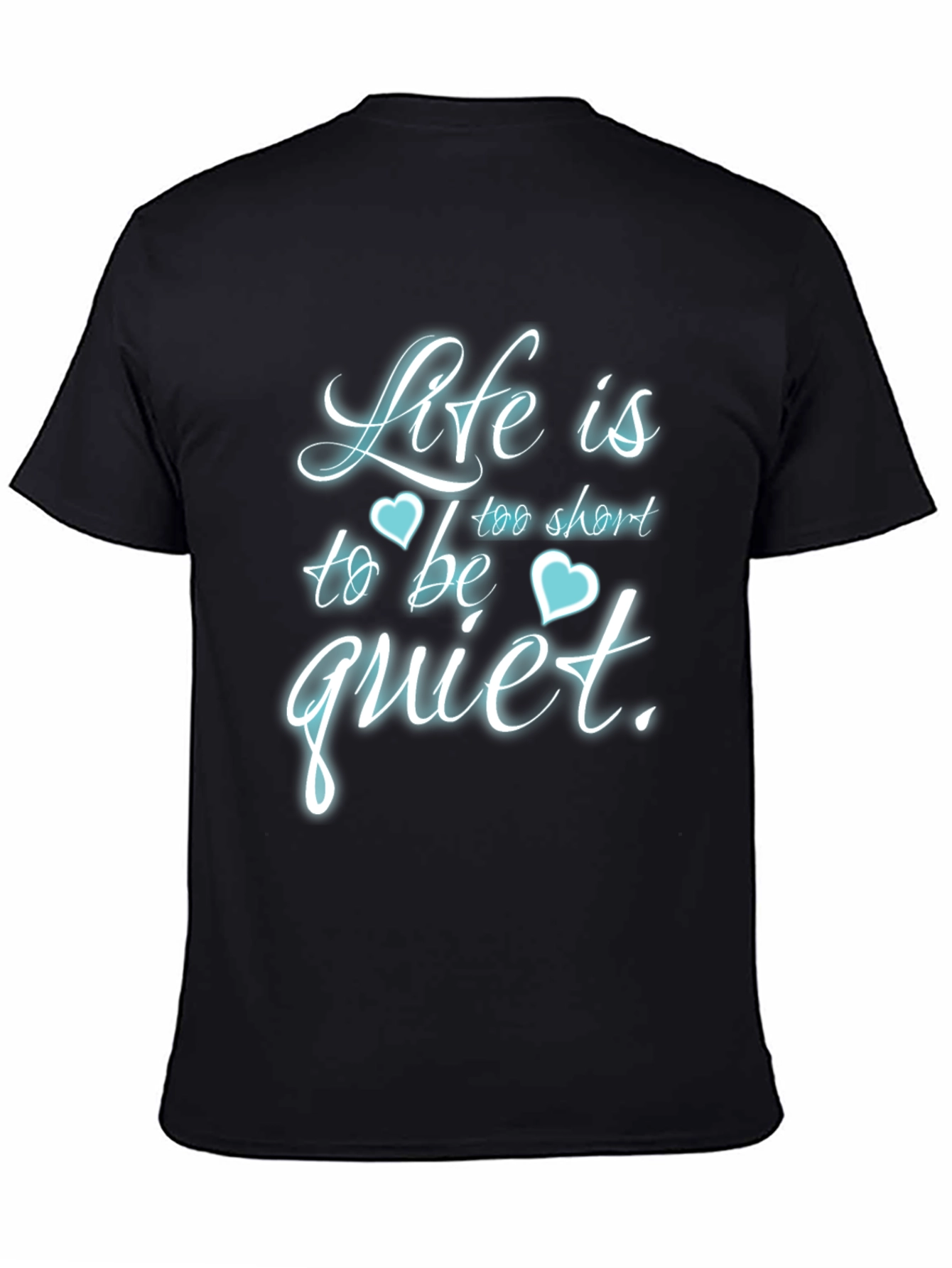 Black Life is Too Short to Be Quiet T-Shirt view 4