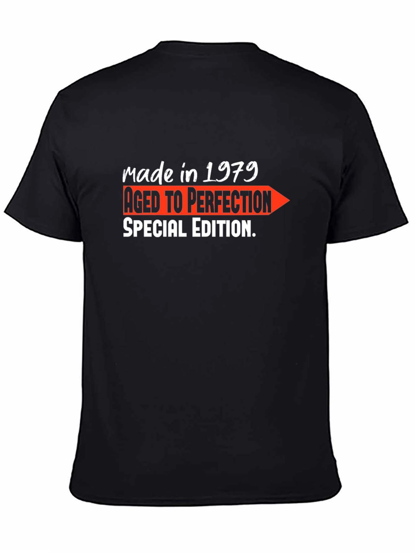 Black Made in 1979 Aged to Perfection Graphic Tee view 4