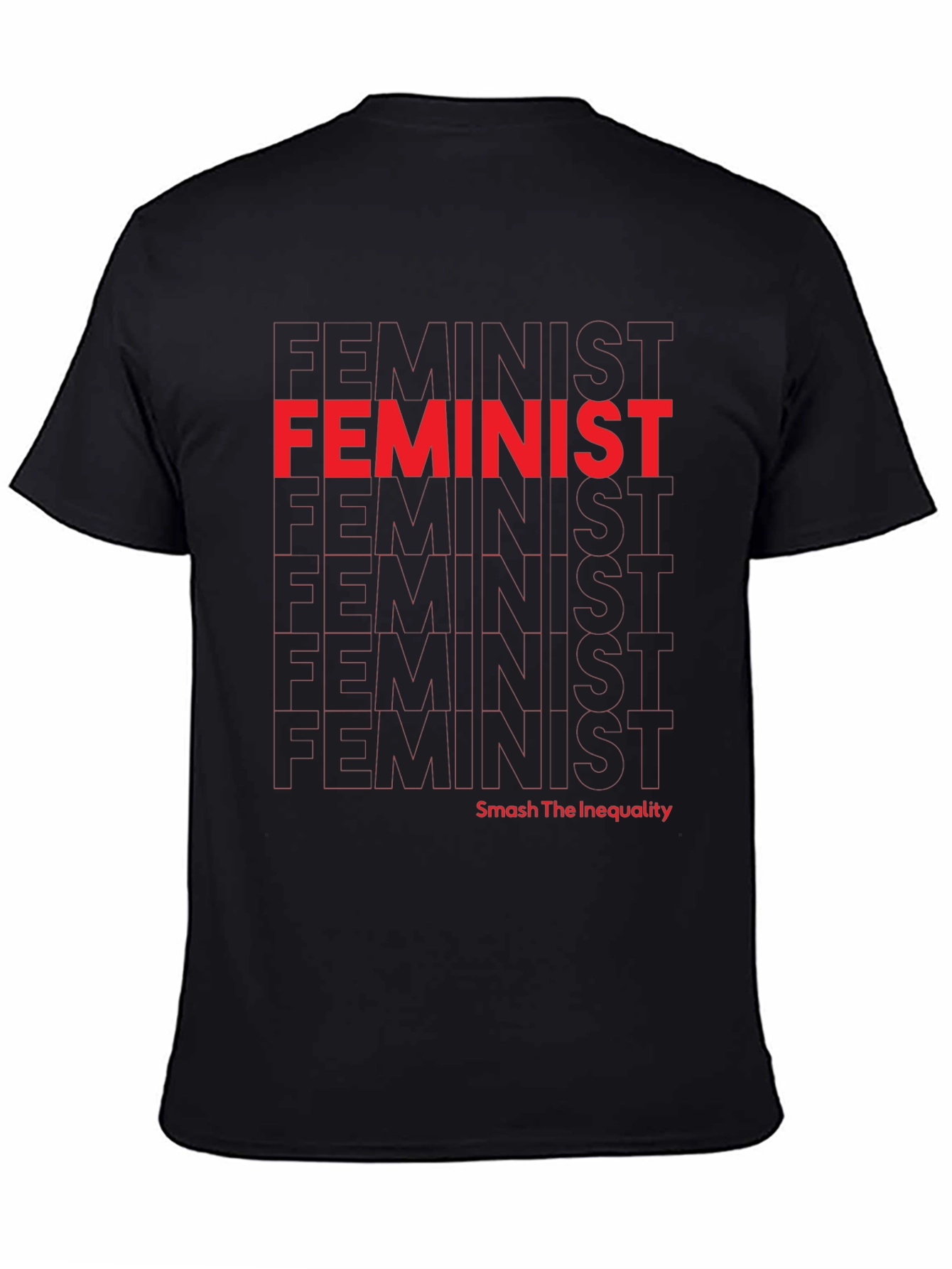 Black Feminist Graphic Tee - Smash Inequality view 4