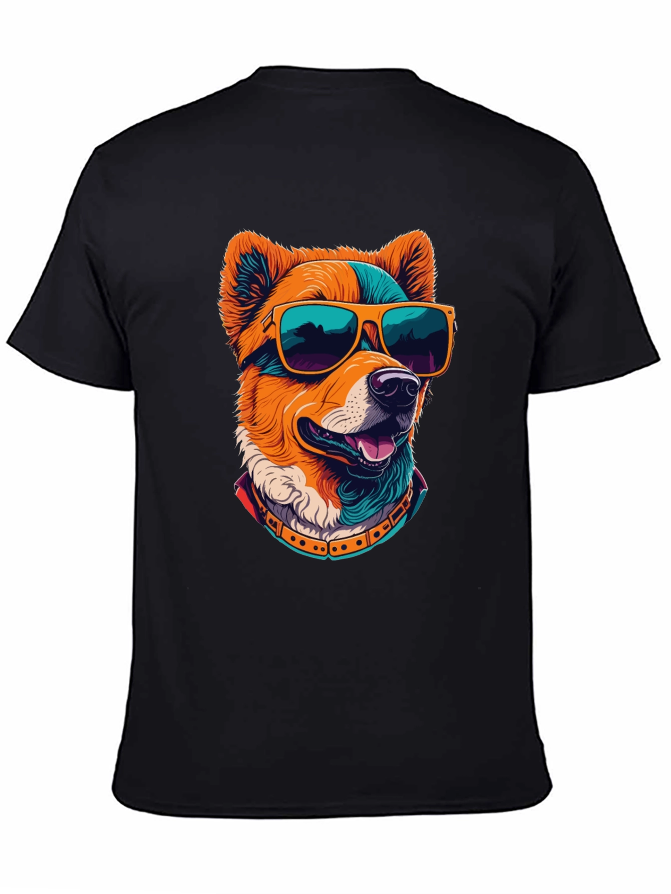 Cool Dog Graphic Tee - Black T-Shirt - 4