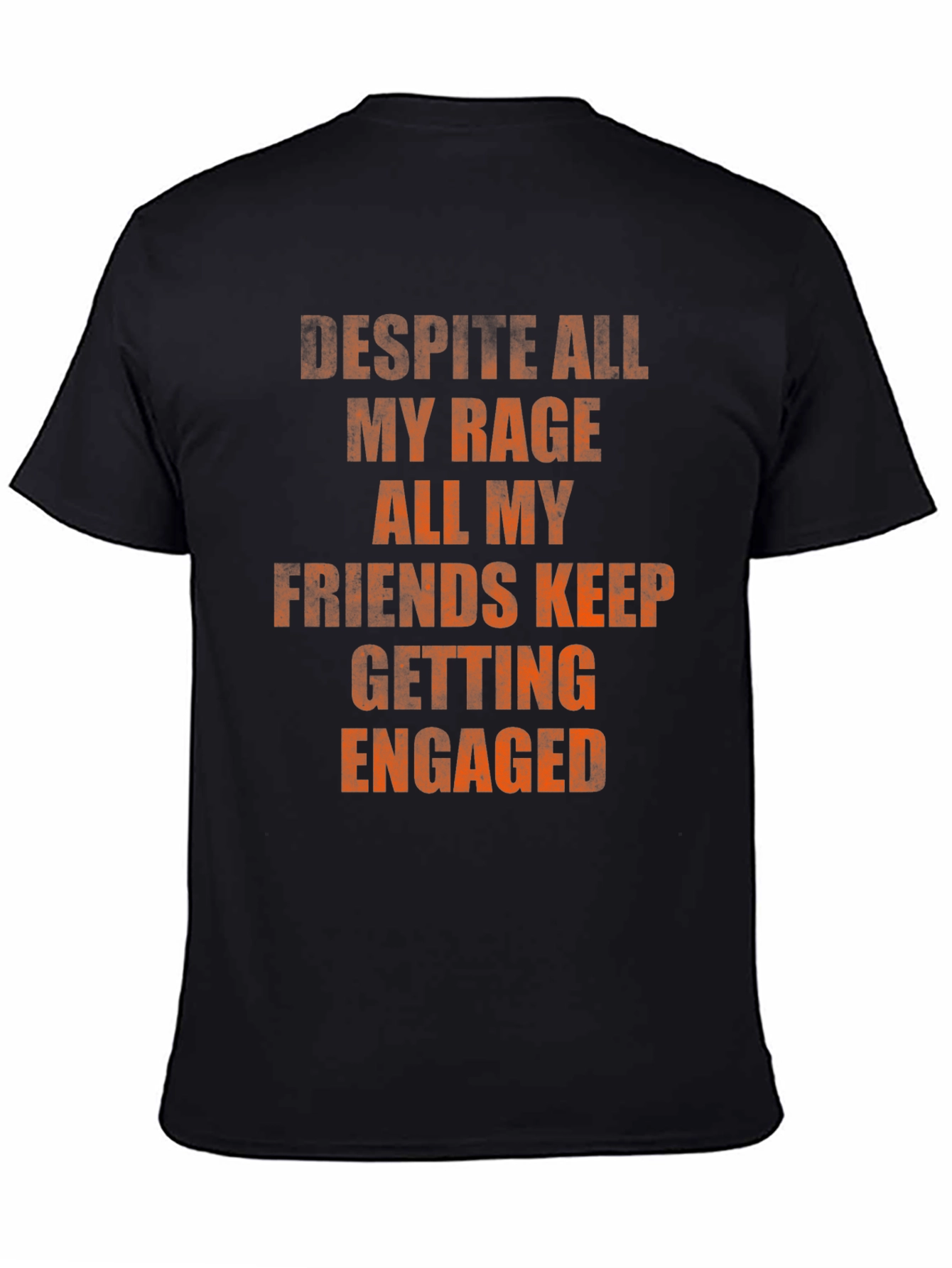 Black Rage Friends Engaged Graphic Tee view 4