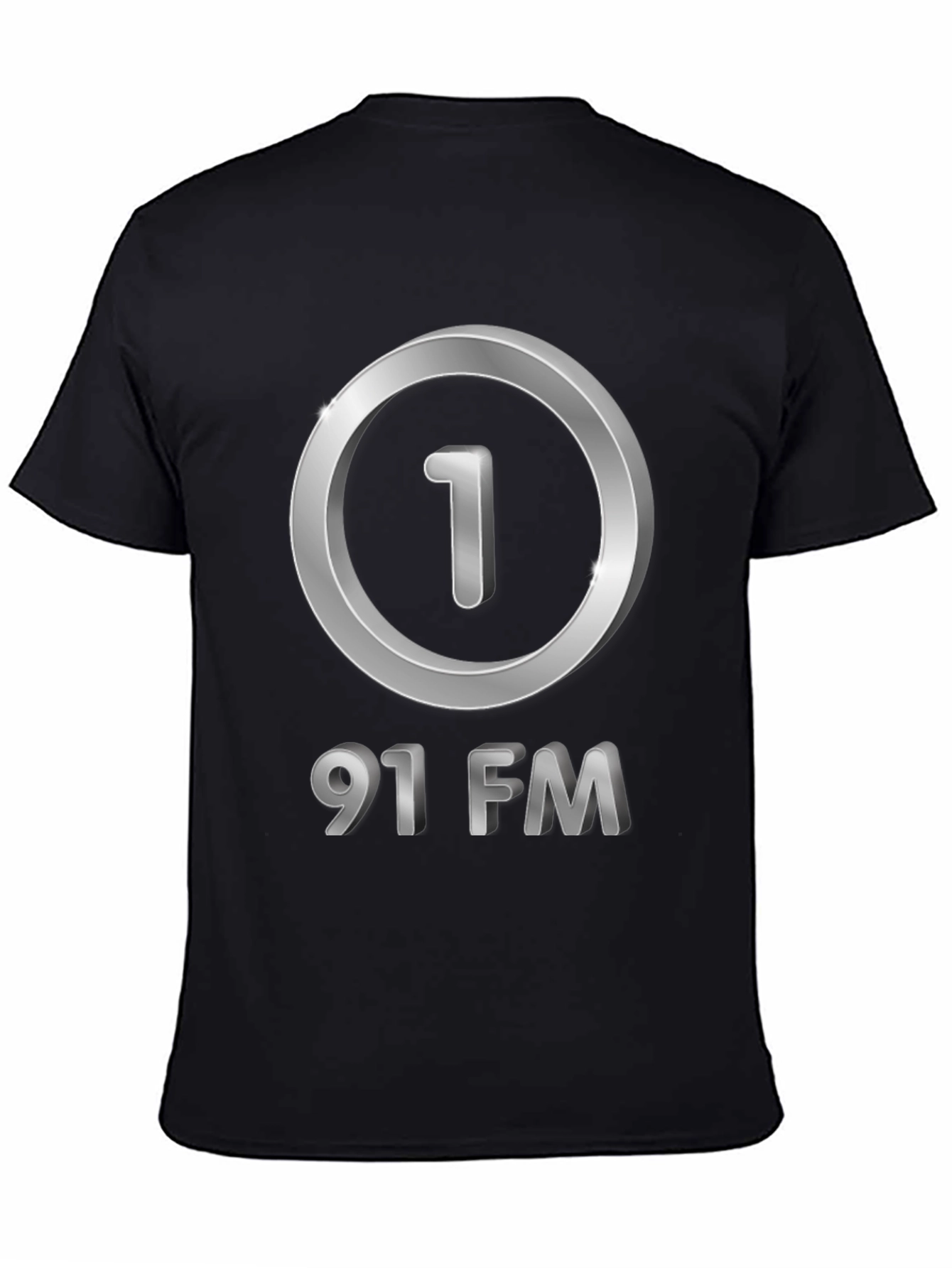 Black 91 FM Graphic T-Shirt - Black view 4
