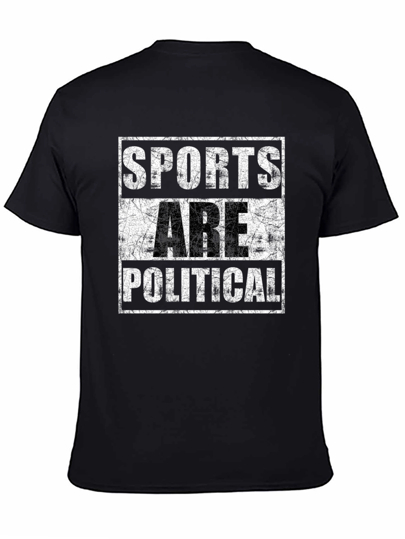 Black Sports Are Political Graphic T-Shirt view 4