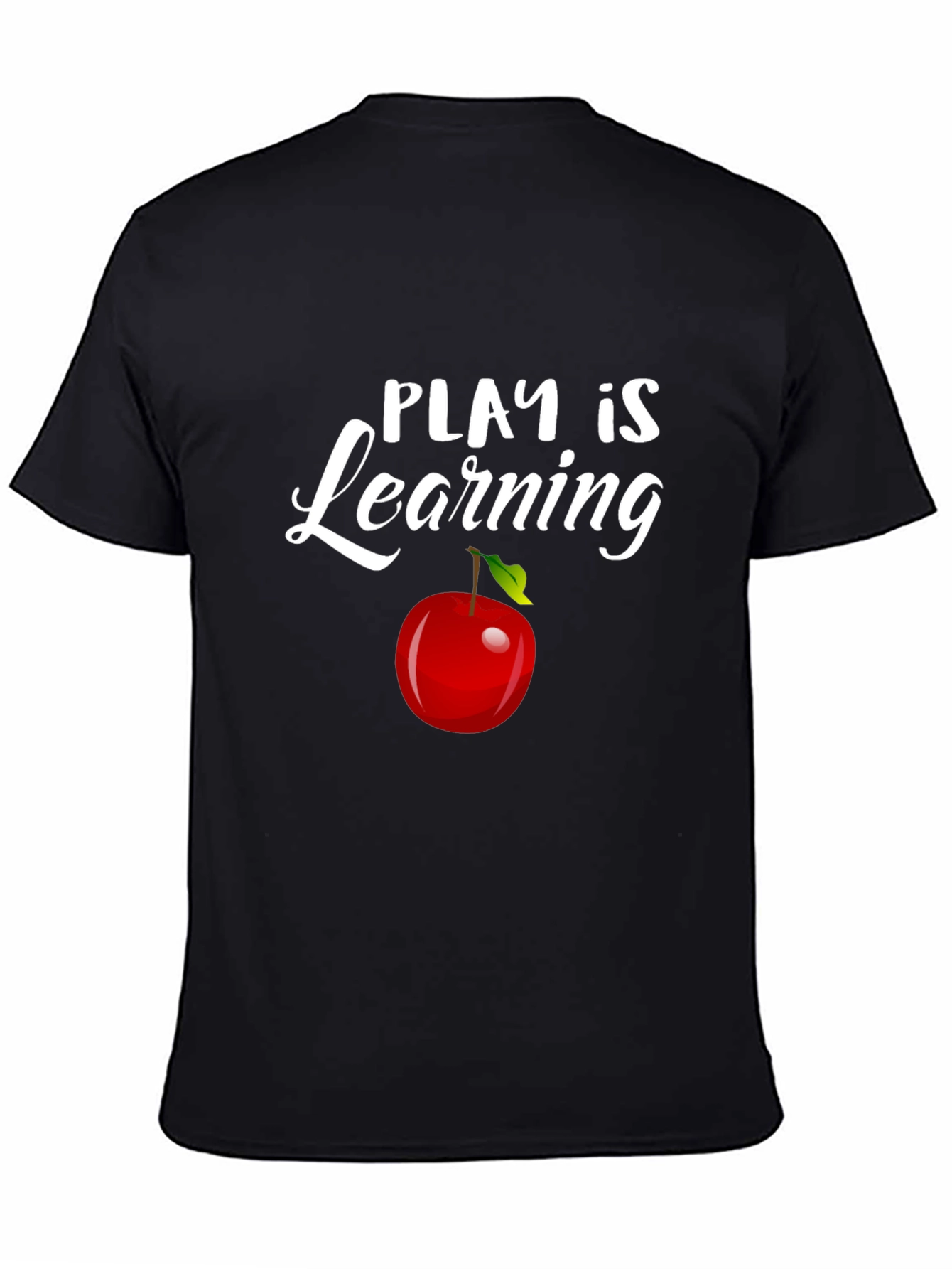 Black Play is Learning T-Shirt - Fun Educational Tee view 4