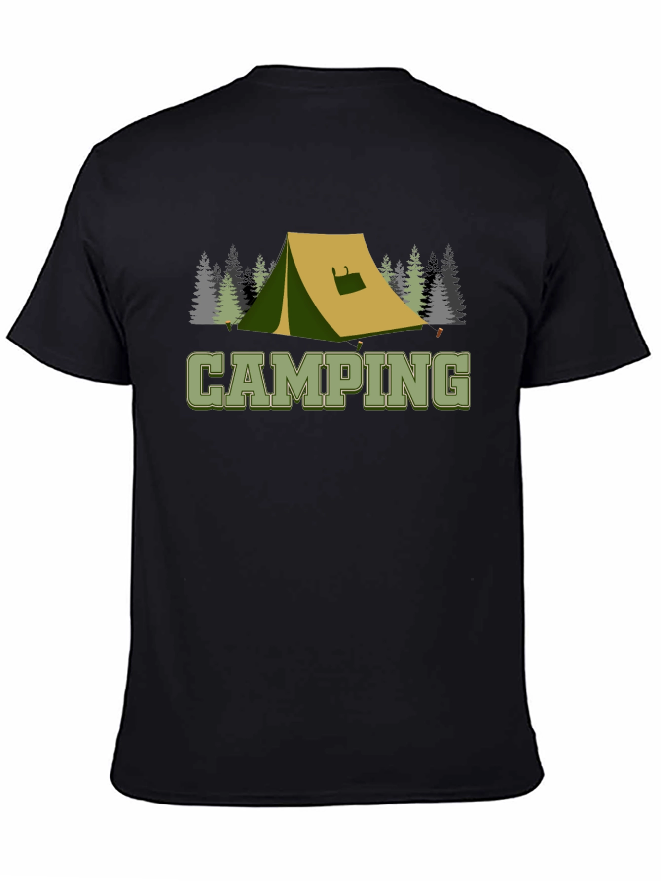 Camping Tent Graphic Tee - Outdoor Adventure Shirt - 4