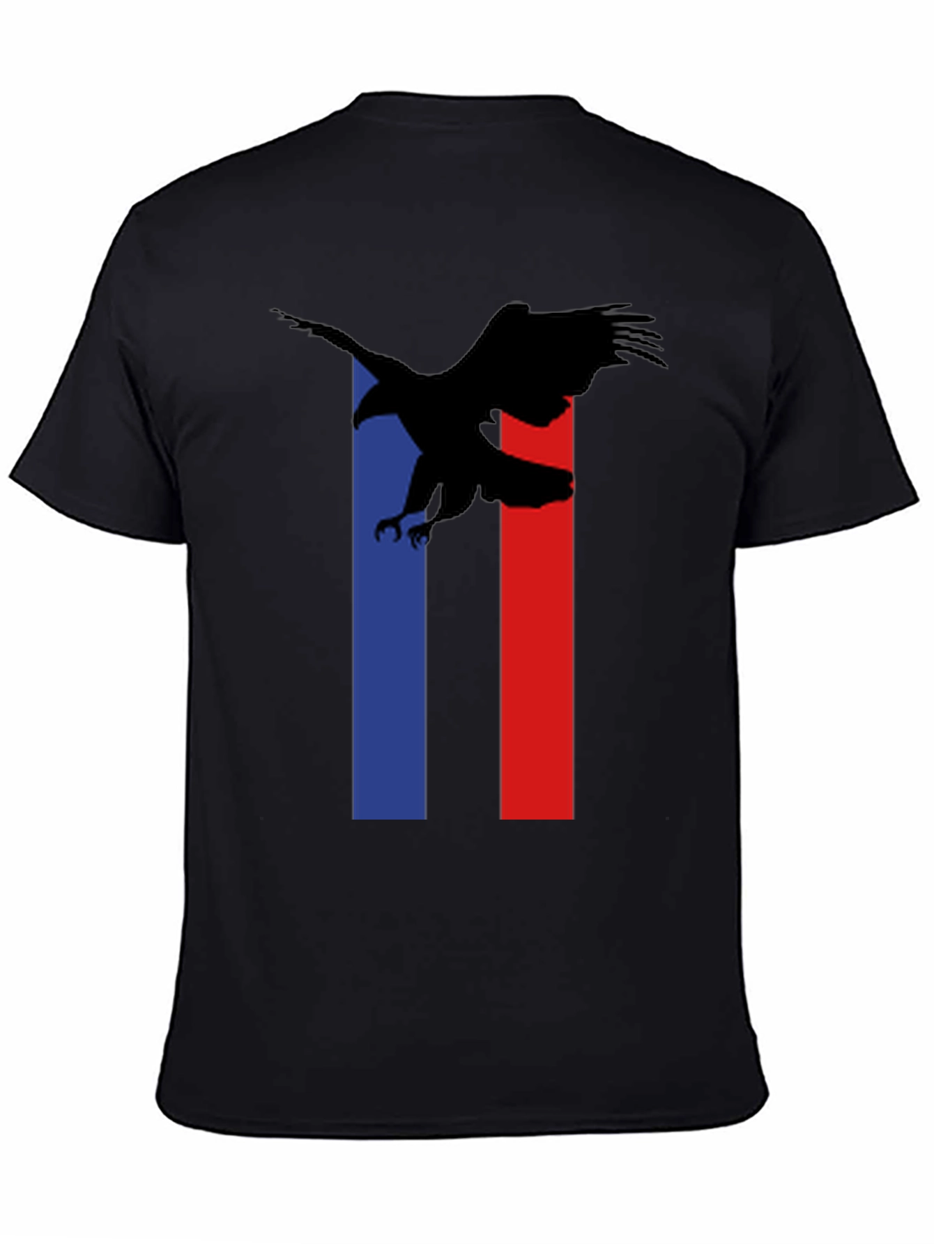 Black Eagle Graphic Tee - Black Crew Neck view 4