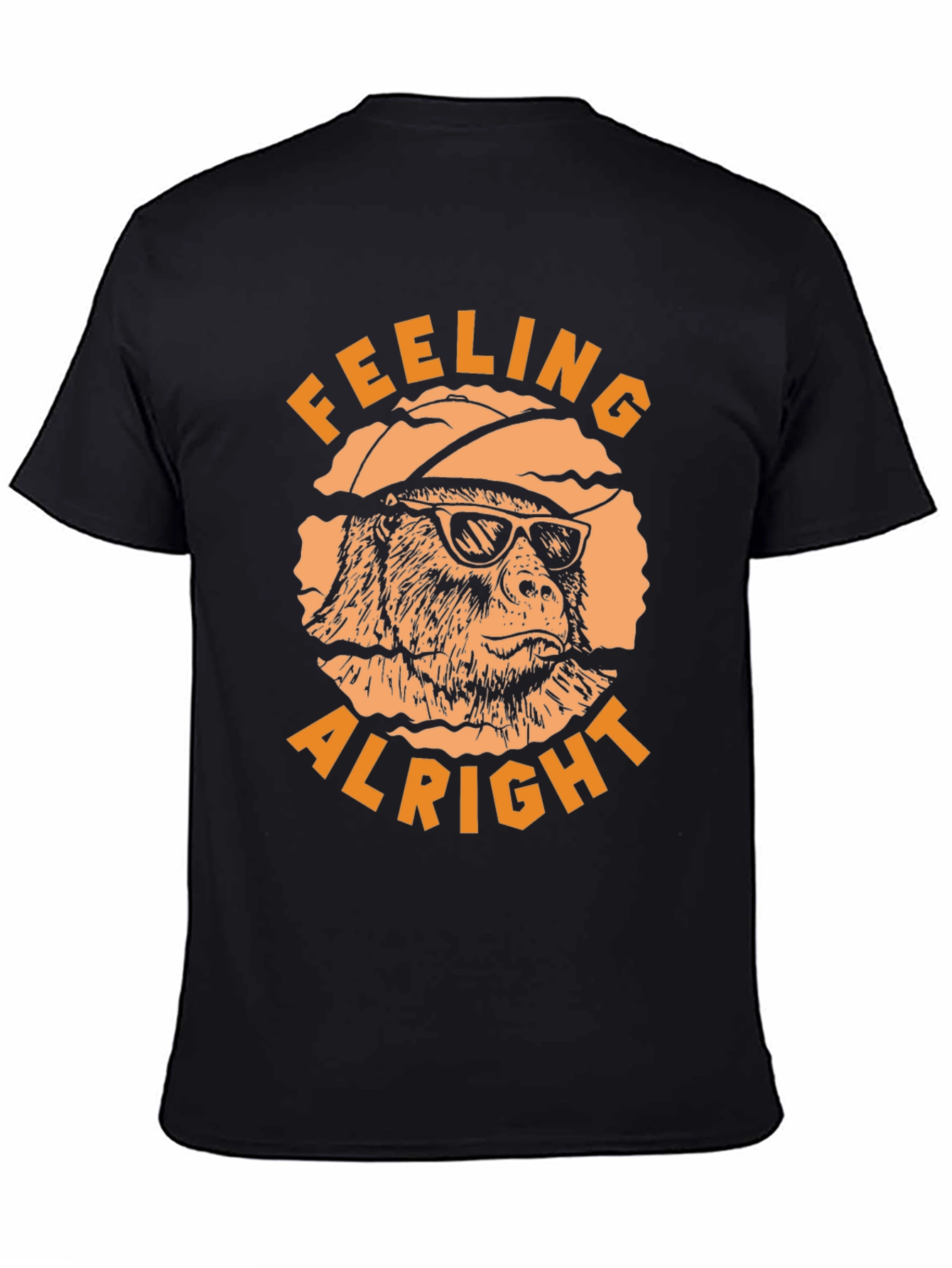Black Feeling Alright T-Shirt view 4