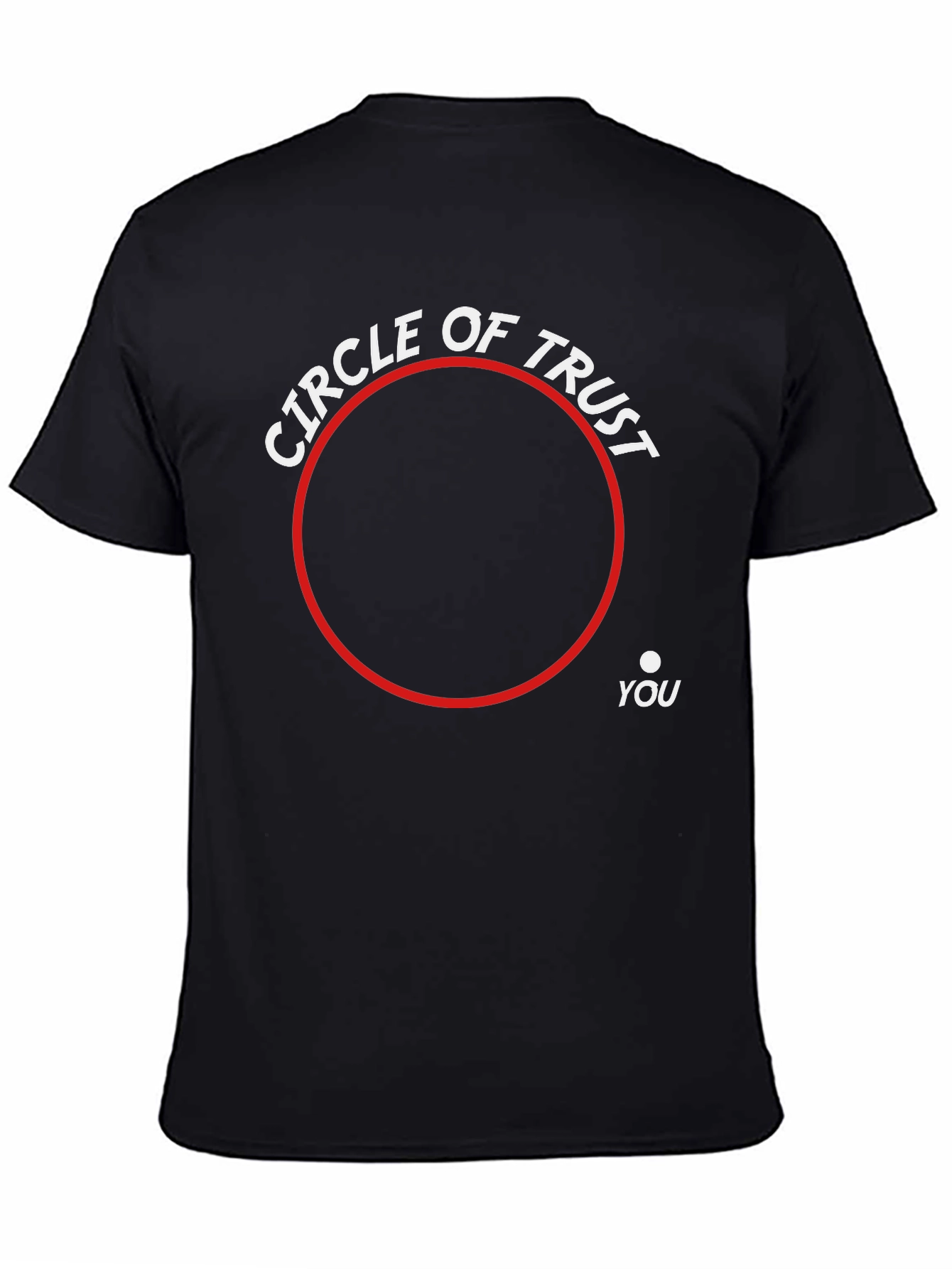 Black Circle of Trust Graphic Tee - You're Outside! view 4