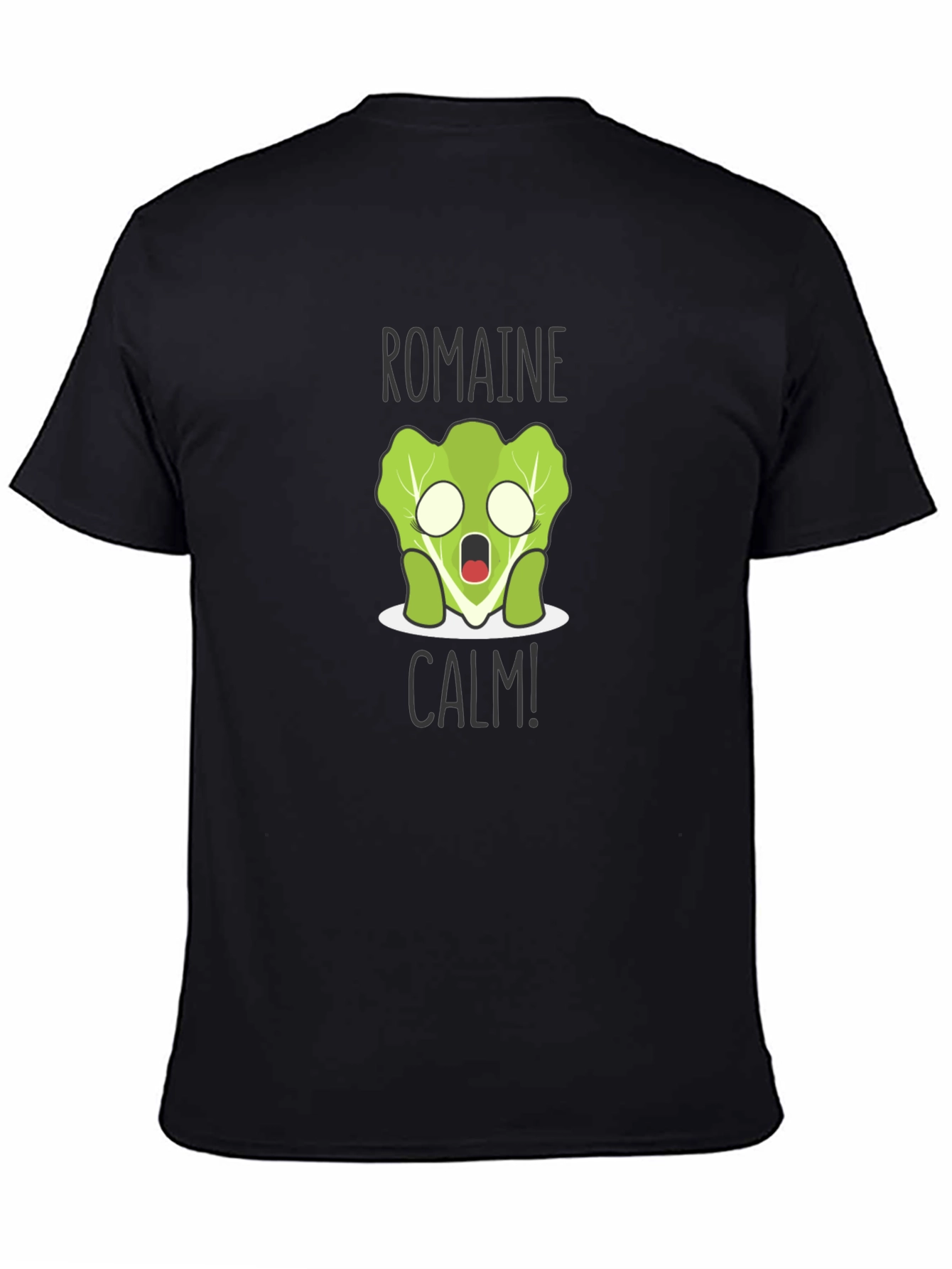 Black Romaine Calm Graphic Tee view 4