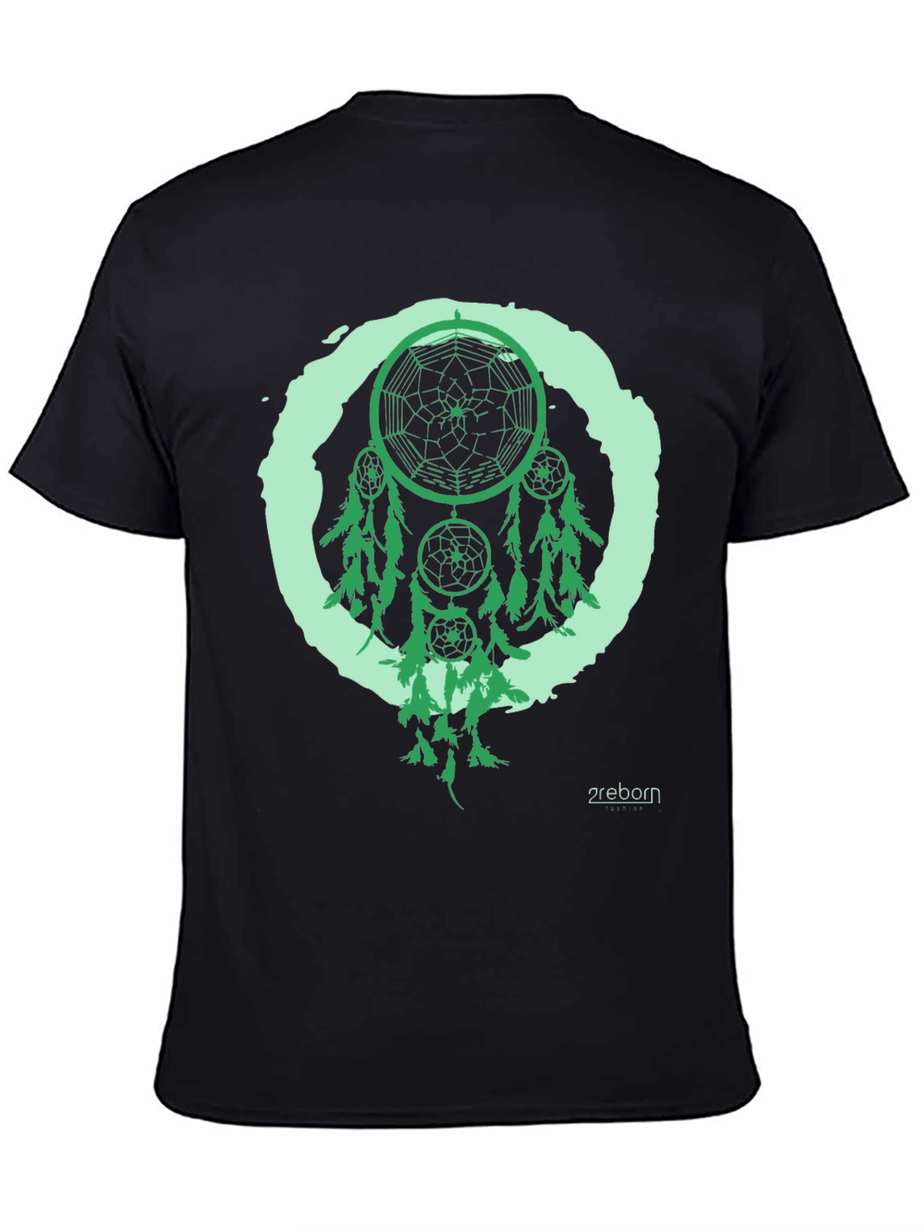 Black Dreamcatcher Graphic Tee - Black view 4