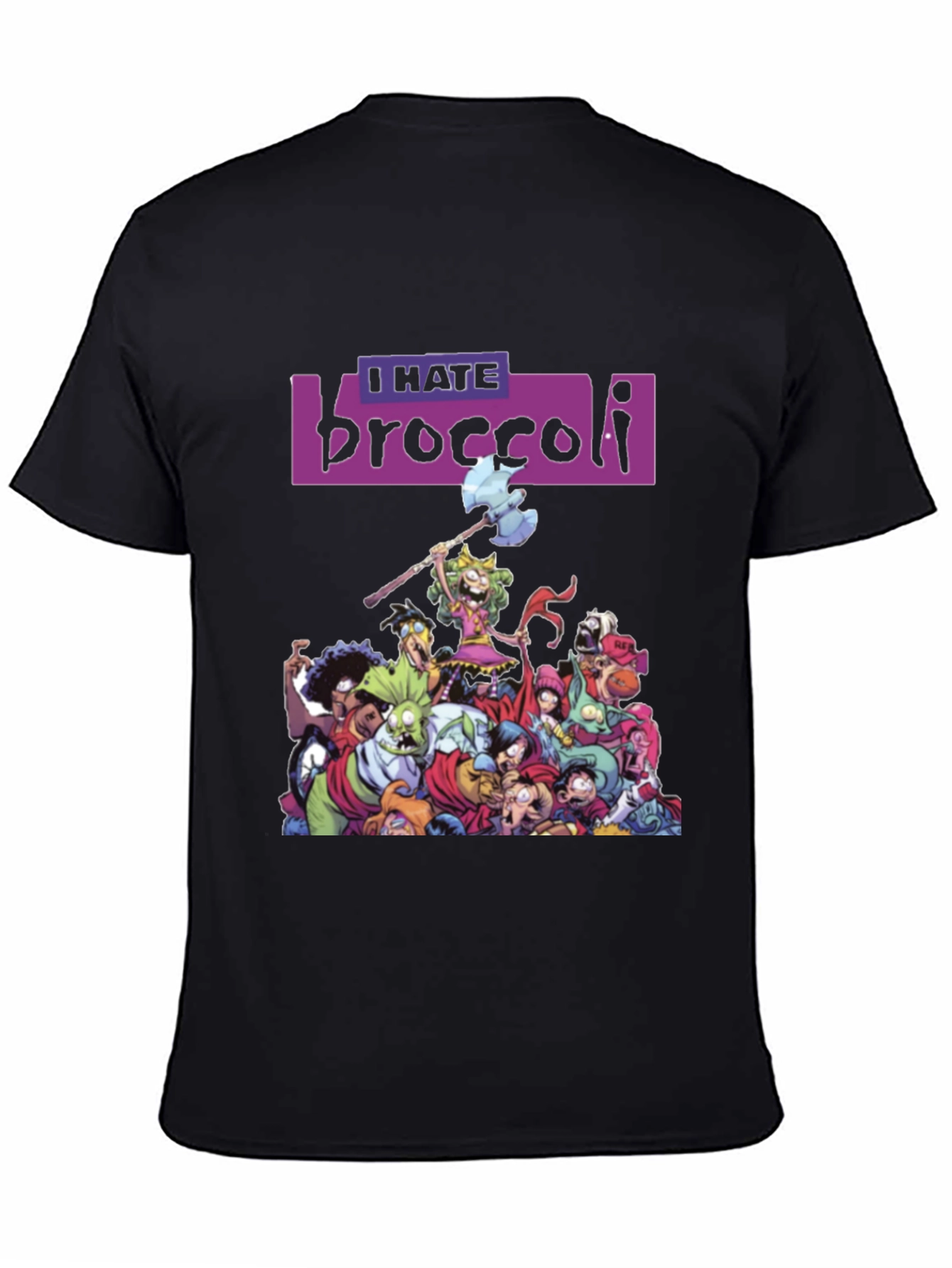 I Hate Broccoli T-Shirt - Quirky Graphic Tee - 4