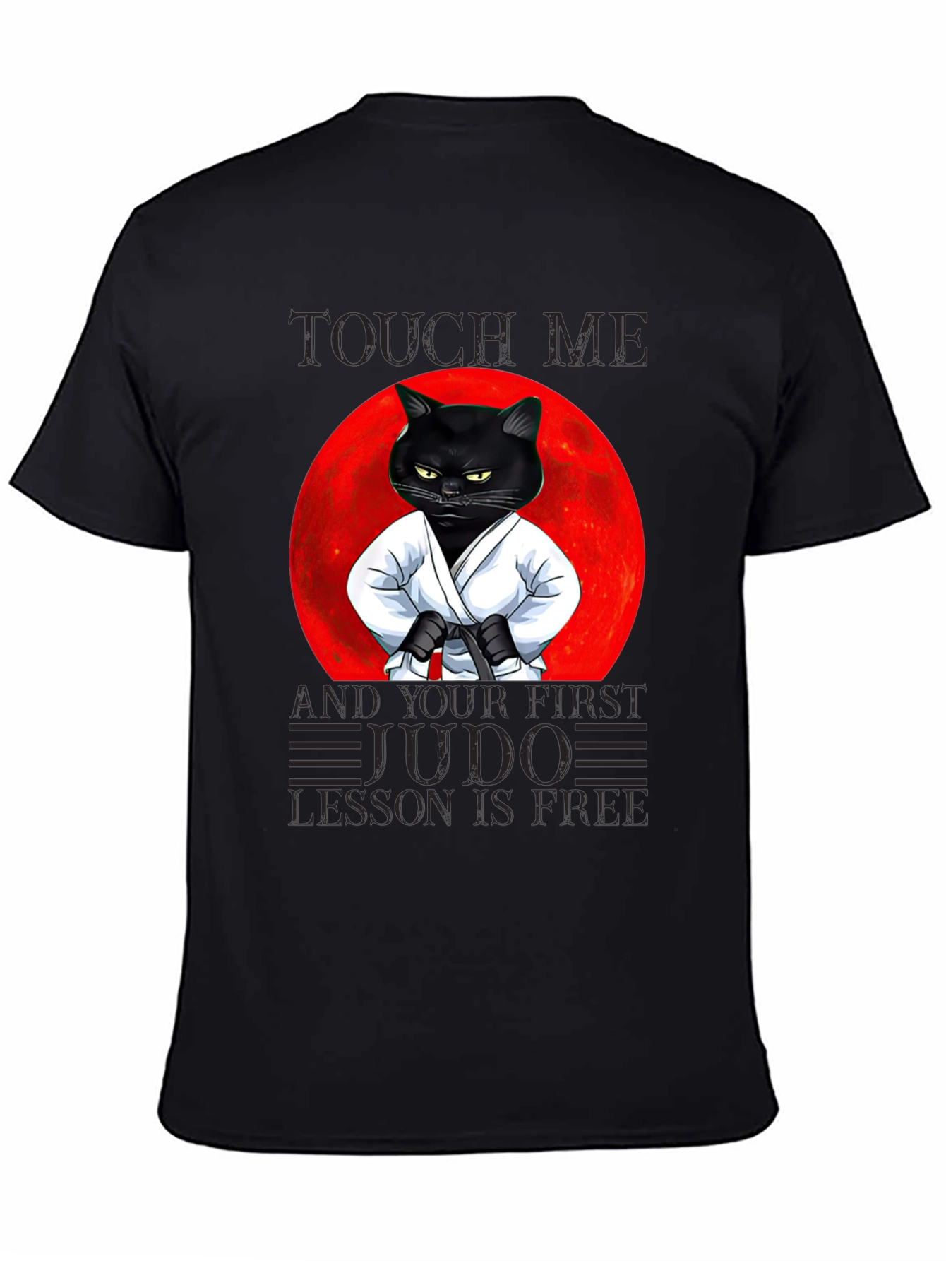 Funny Judo Cat T-Shirt - 4