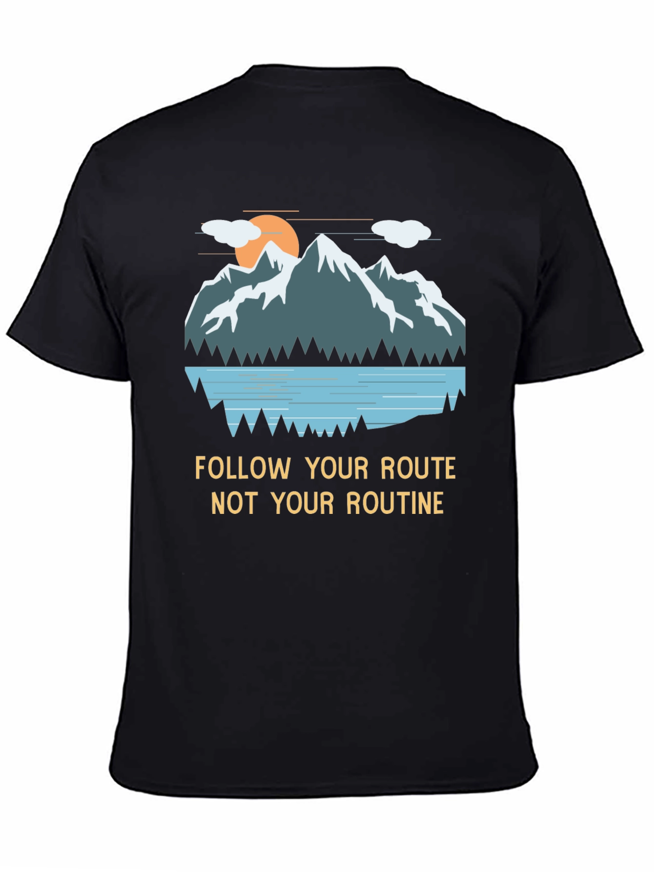 Black Mountain Graphic Tee - Follow Your Route view 4